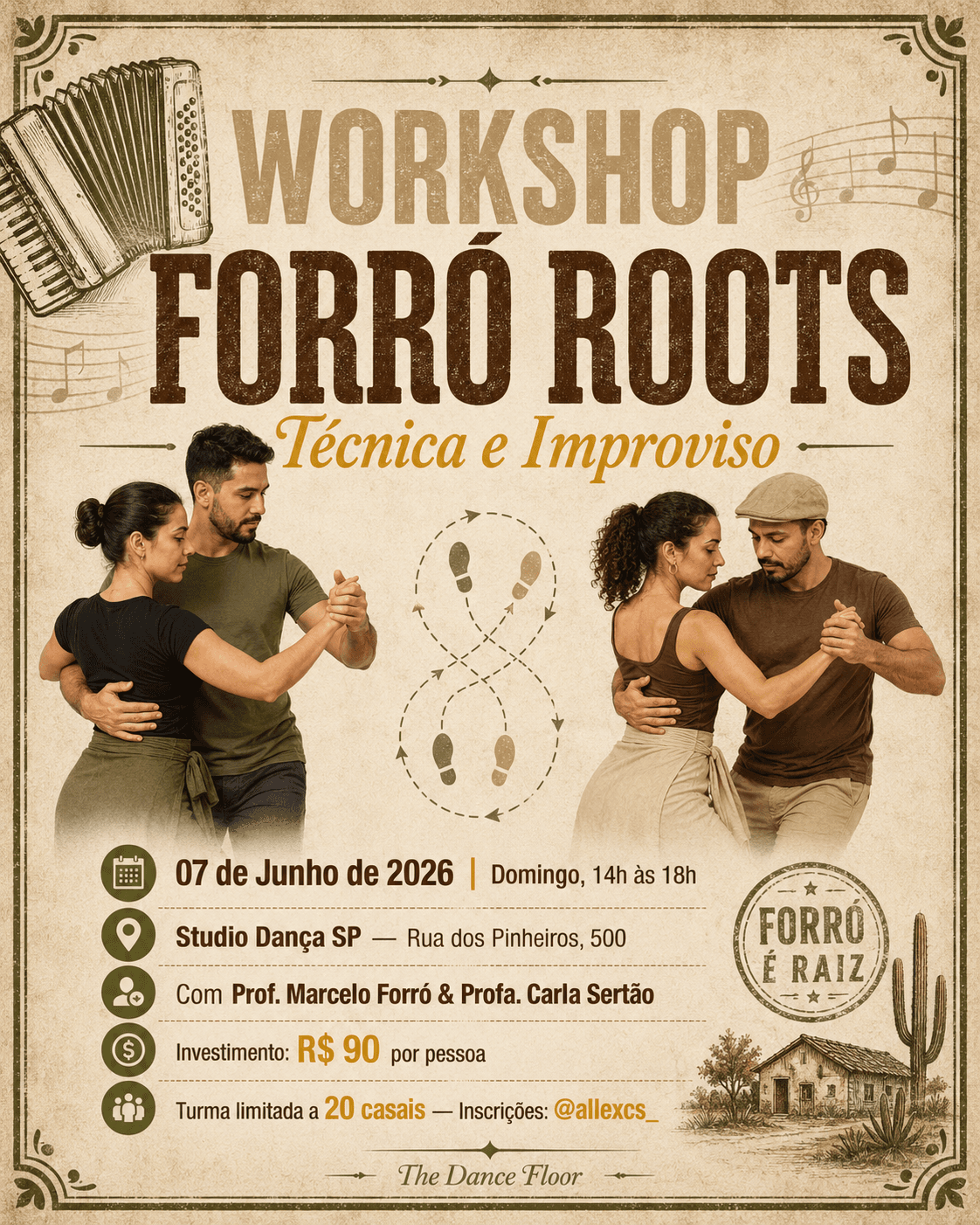 Workshop Forró Roots — Técnica e Improviso