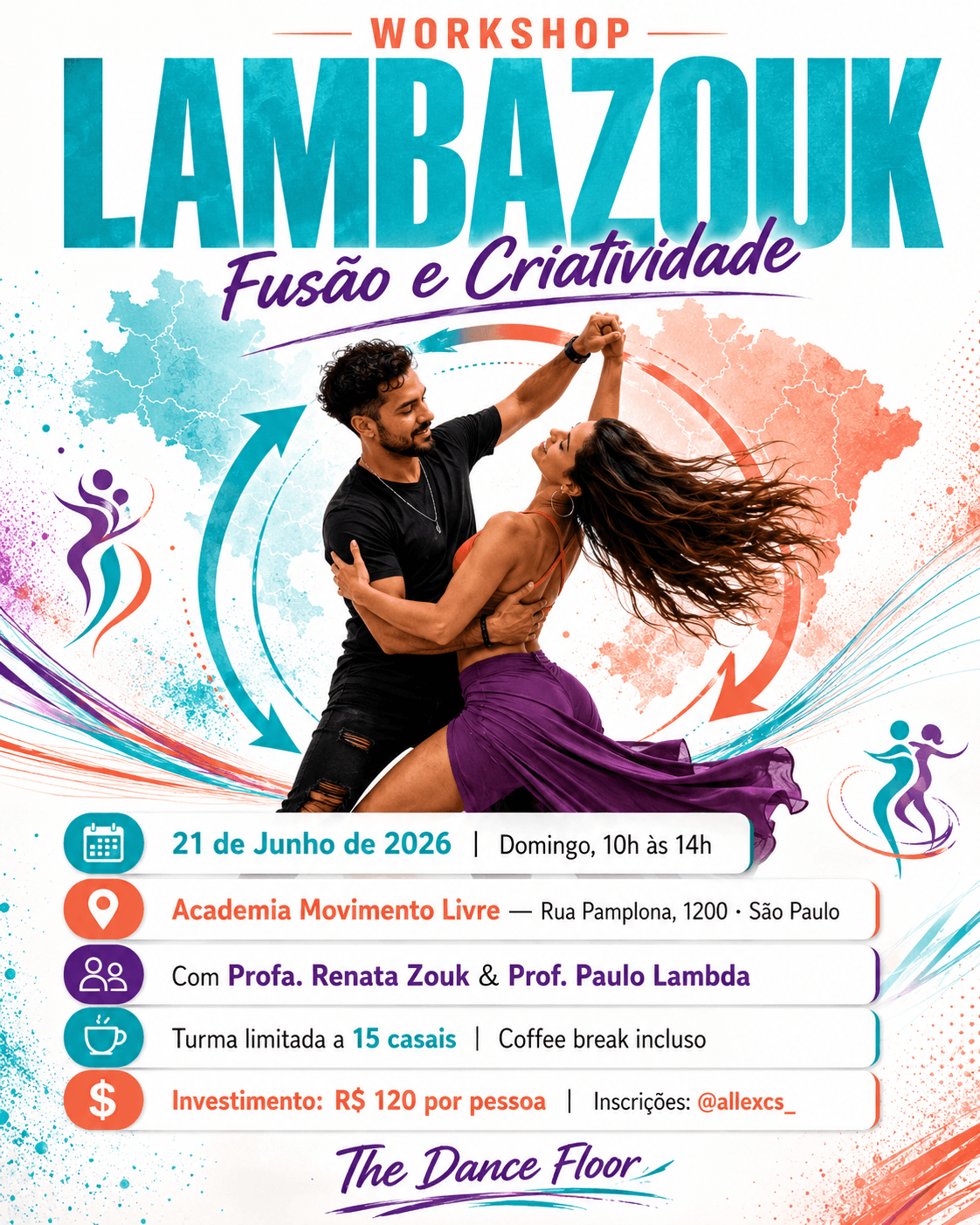 Workshop Lambazouk — Fusão e Criatividade