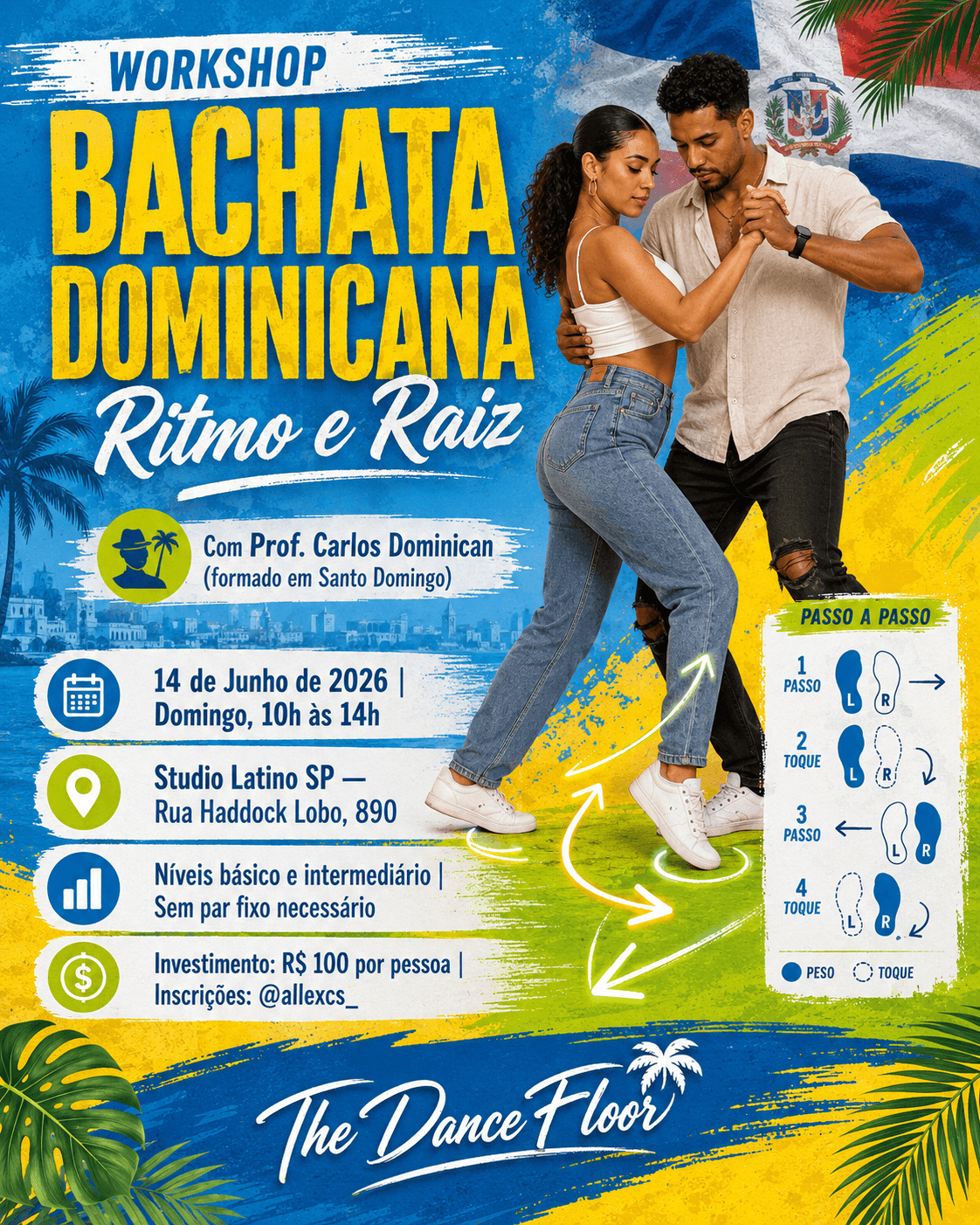 Workshop Bachata Dominicana — Ritmo e Raiz