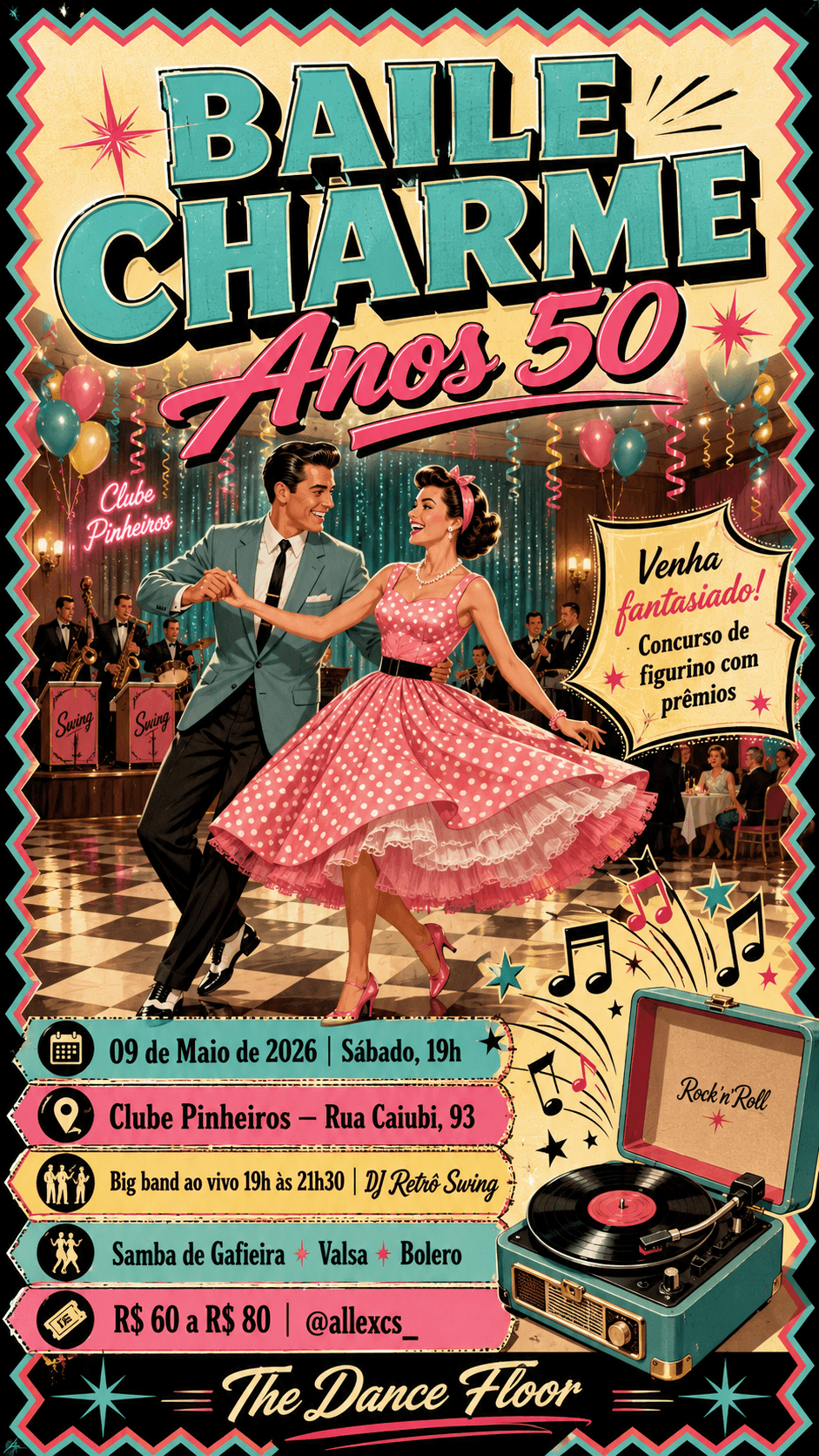 Baile Charme Anos 50