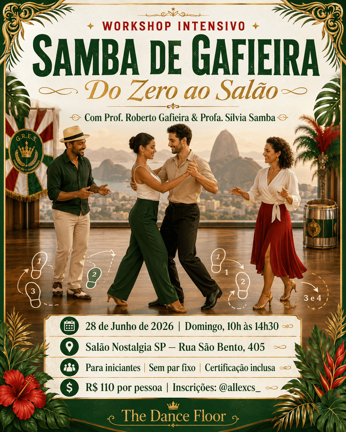 Workshop Samba de Gafieira — Do Zero ao Salão