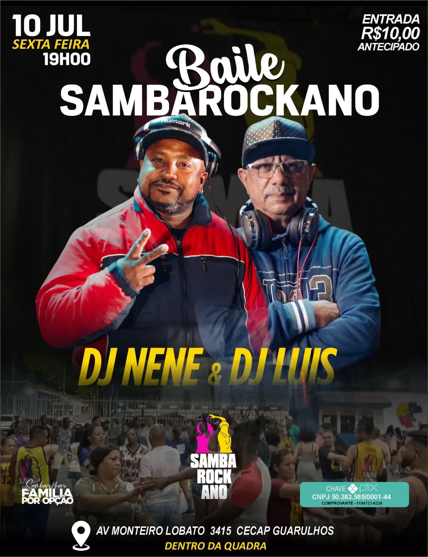 Flyer: Baile Sambarockano