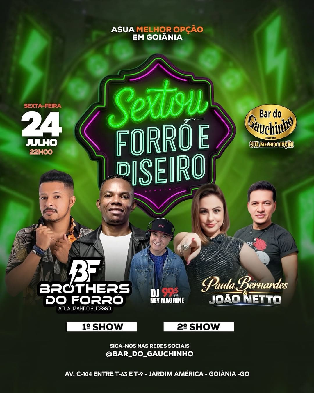 Flyer: Sextou Forró e Piseiro