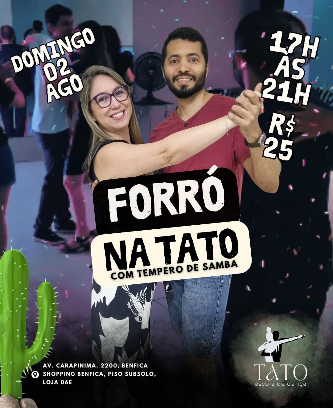 Flyer: Forró na Tato com Tempero de Samba