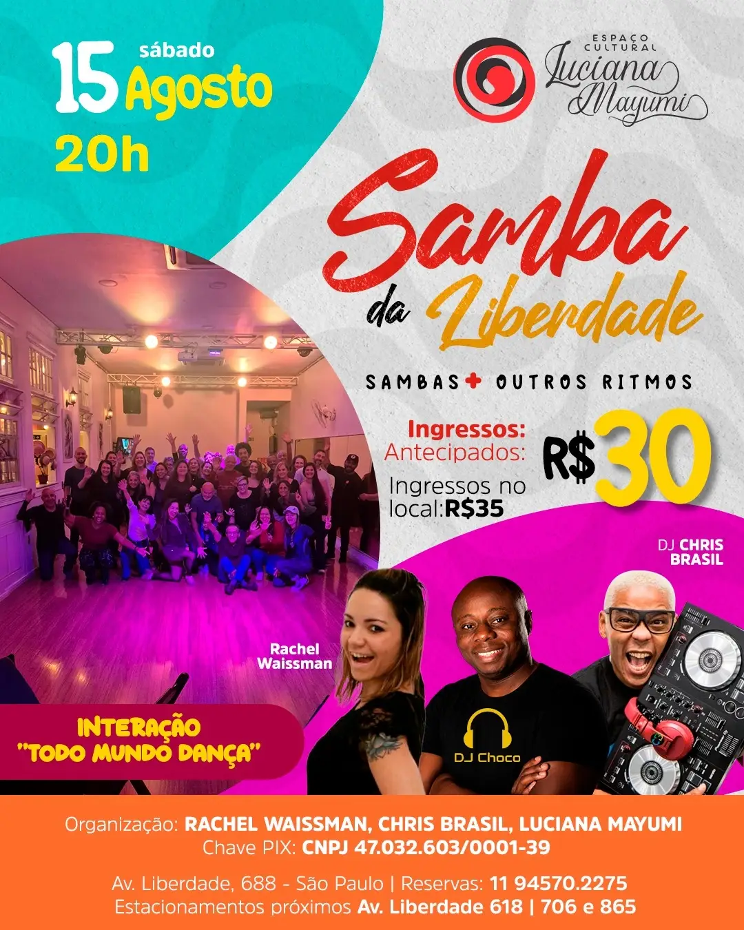 Flyer: Samba da Liberdade