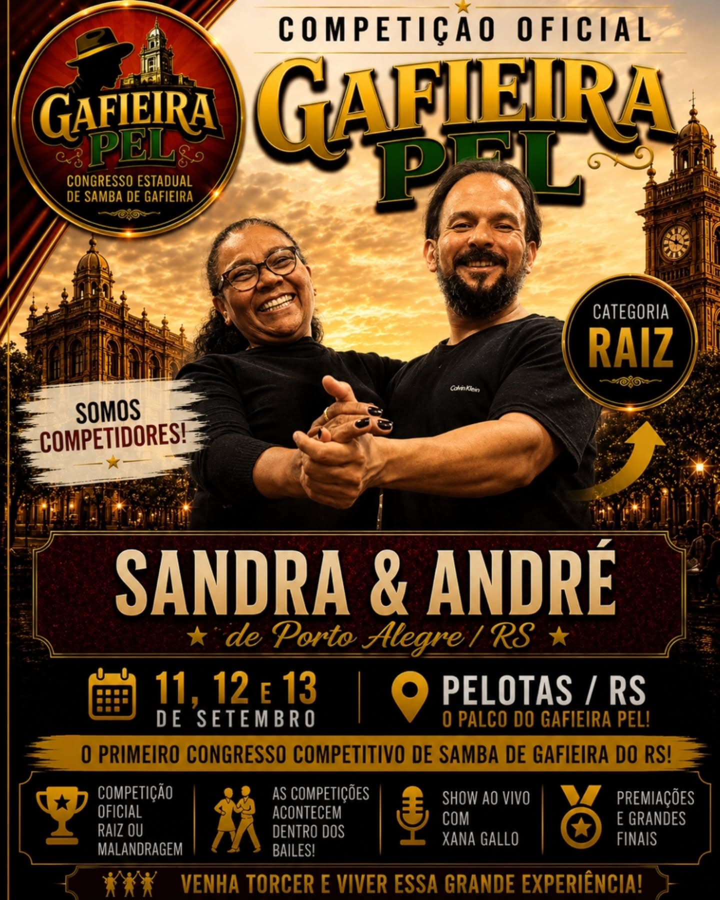 Flyer: Gafieira PEL - Congresso Estadual de Samba de Gafieira