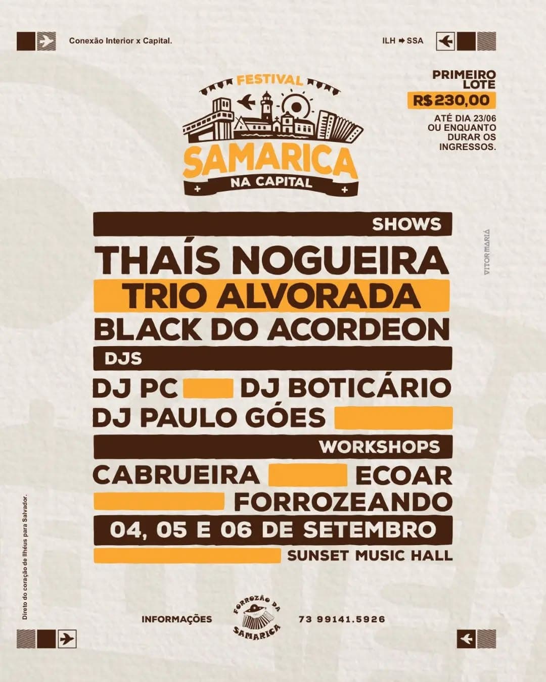Flyer: Festival Samárica na Capital