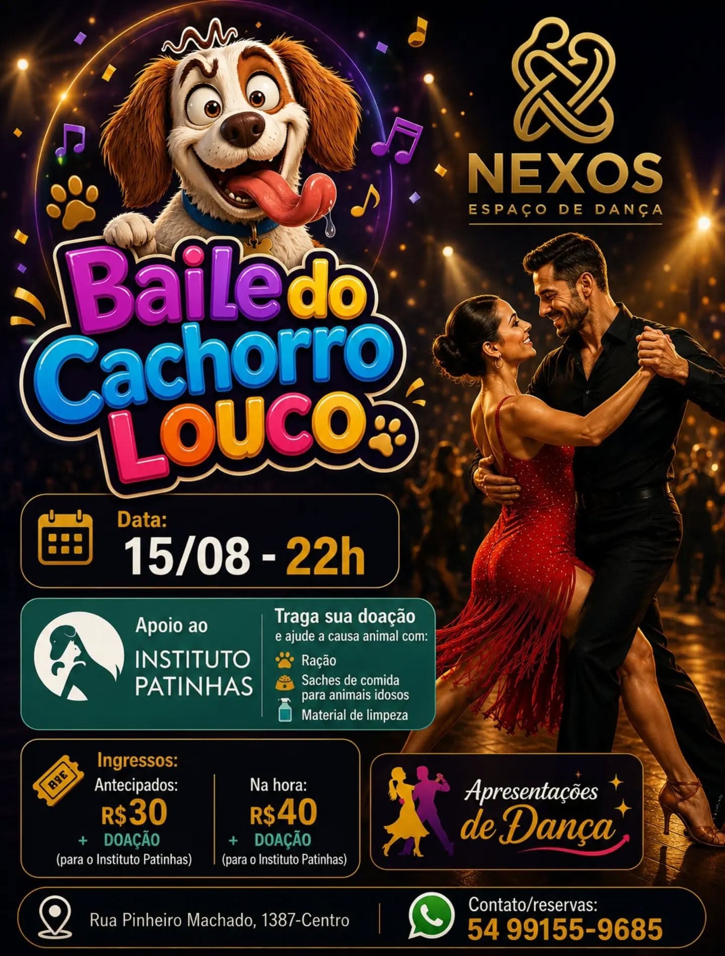 Flyer: Baile do Cachorro Louco