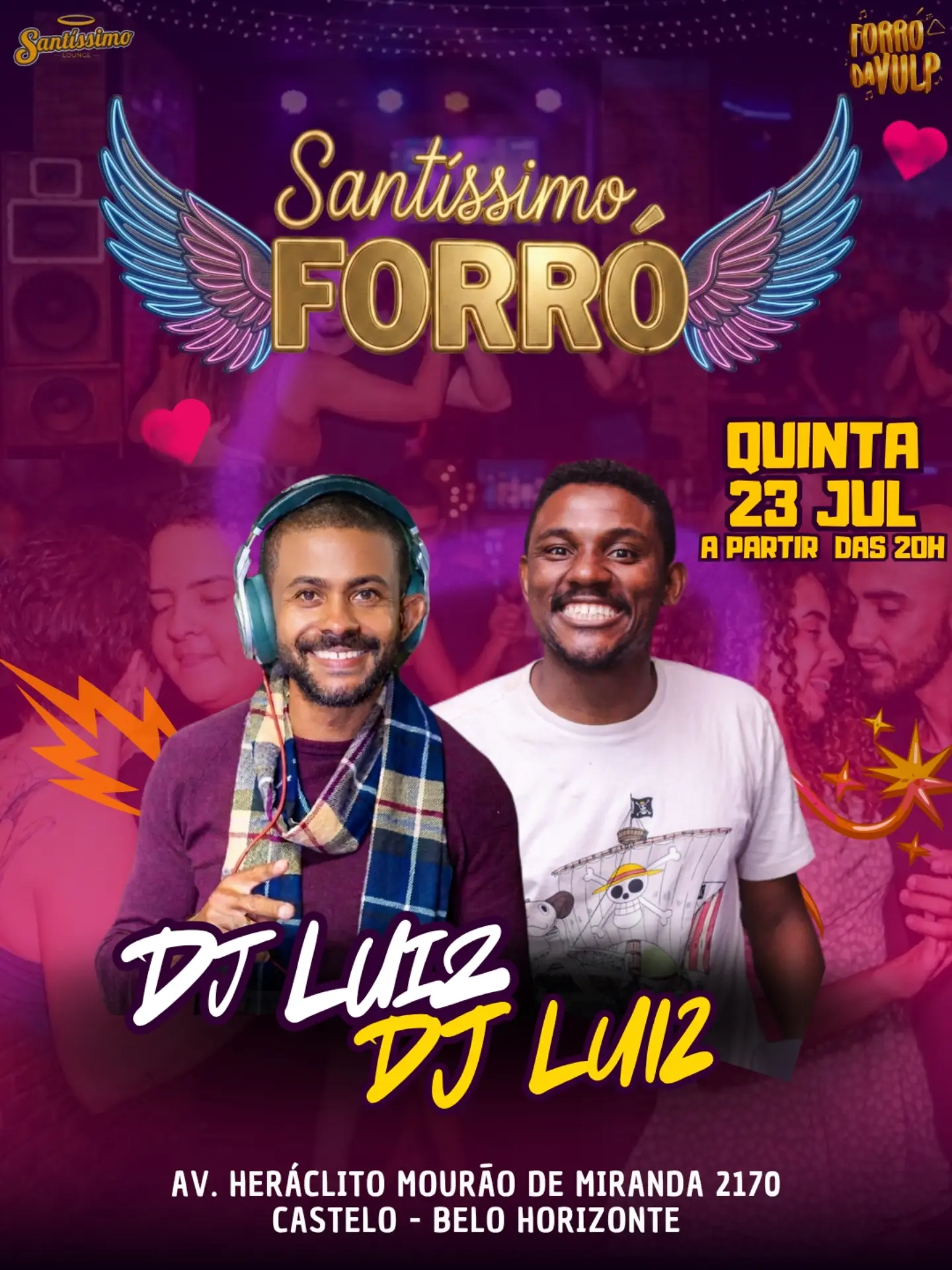 Flyer: Santíssimo Forró - Edição Forró de Férias