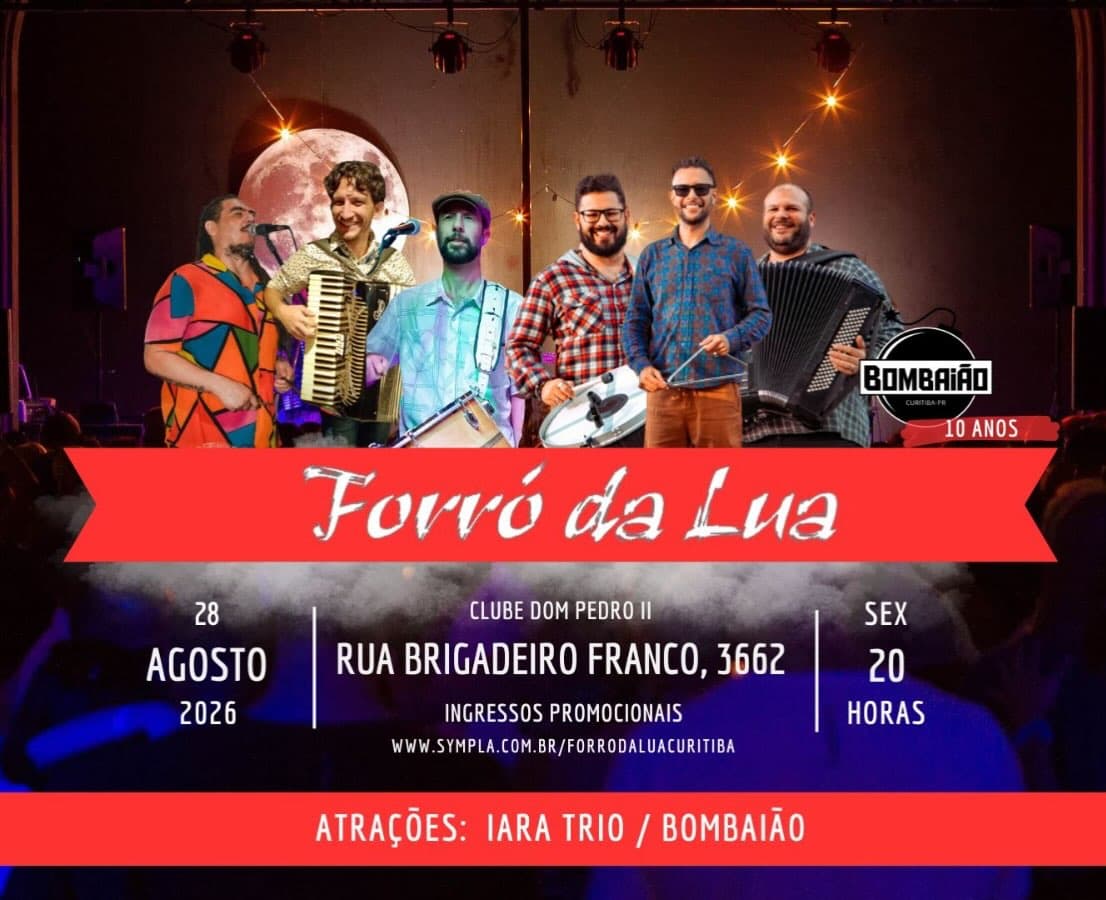 Flyer: Forró da Lua - Iara Trio e Bombaião