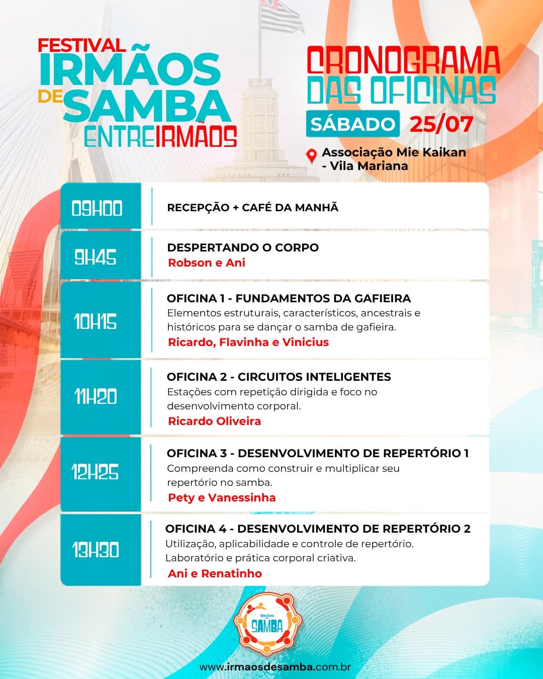 Flyer: Festival Irmãos de Samba - Entre Irmãos