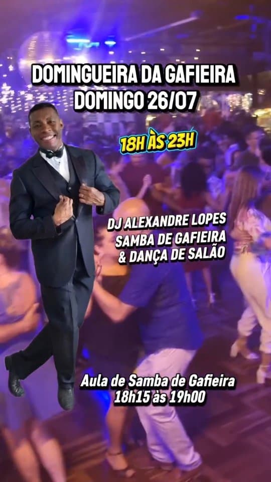 Flyer: Domingueira da Gafieira