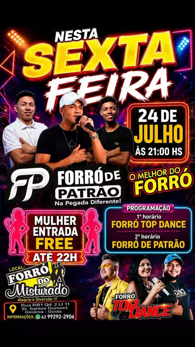 Flyer: Forró de Patrão e Forró Top Dance