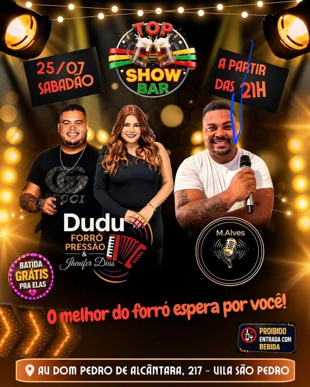 Flyer: Sabadão tem Forró no Top Show Bar