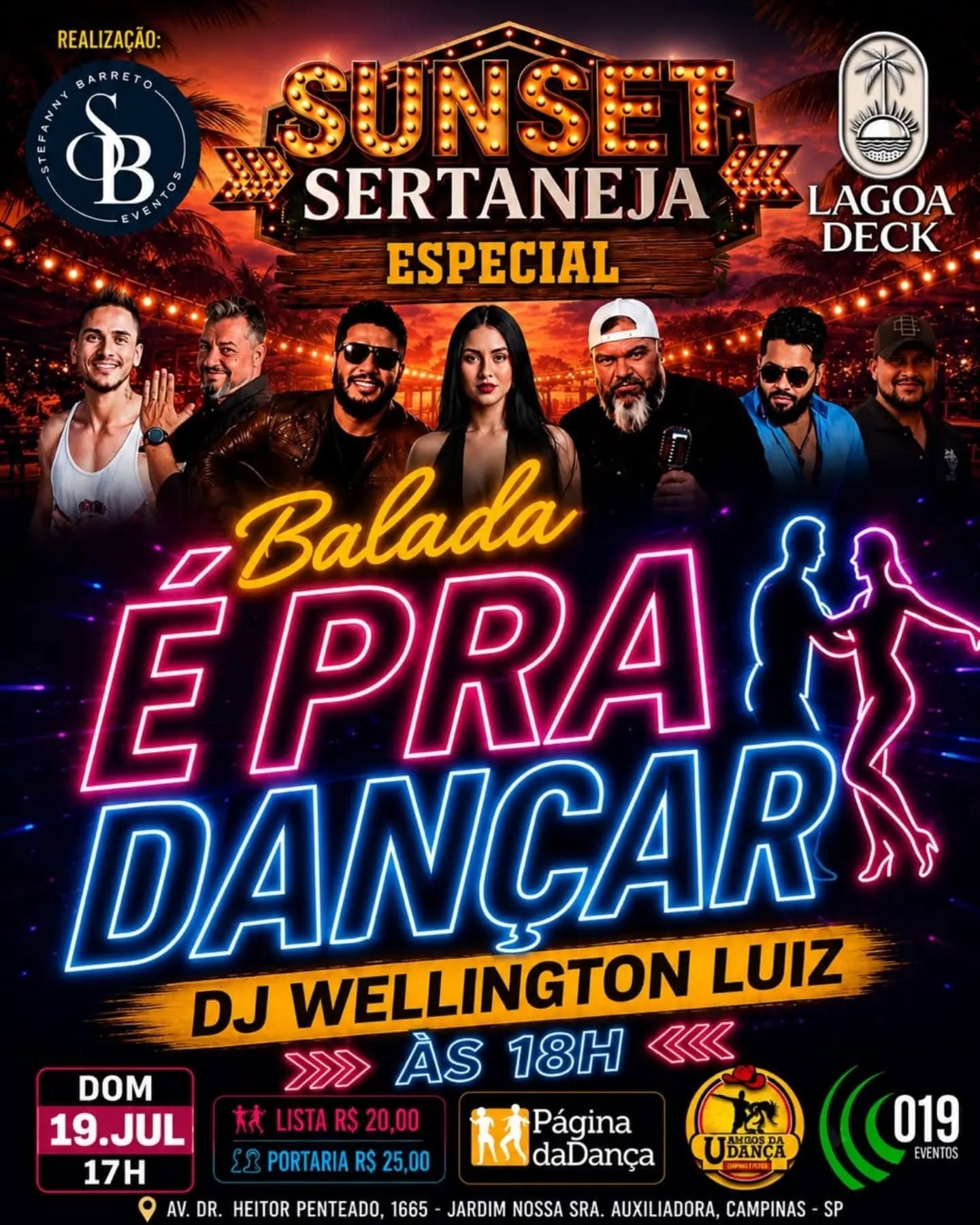 Flyer: Sunset Sertaneja Especial - Balada É Pra Dançar