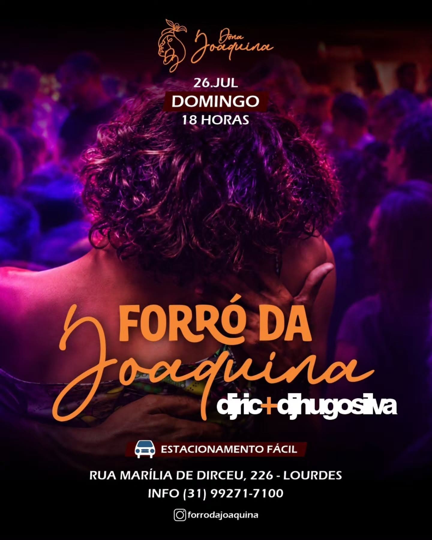 Flyer: Forró da Joaquina