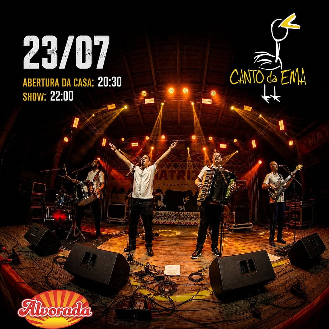 Flyer: Trio Alvorada no Canto da Ema