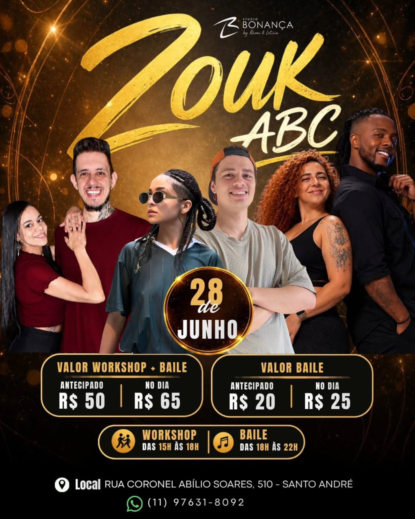 Flyer: Zouk ABC - Workshop + Baile