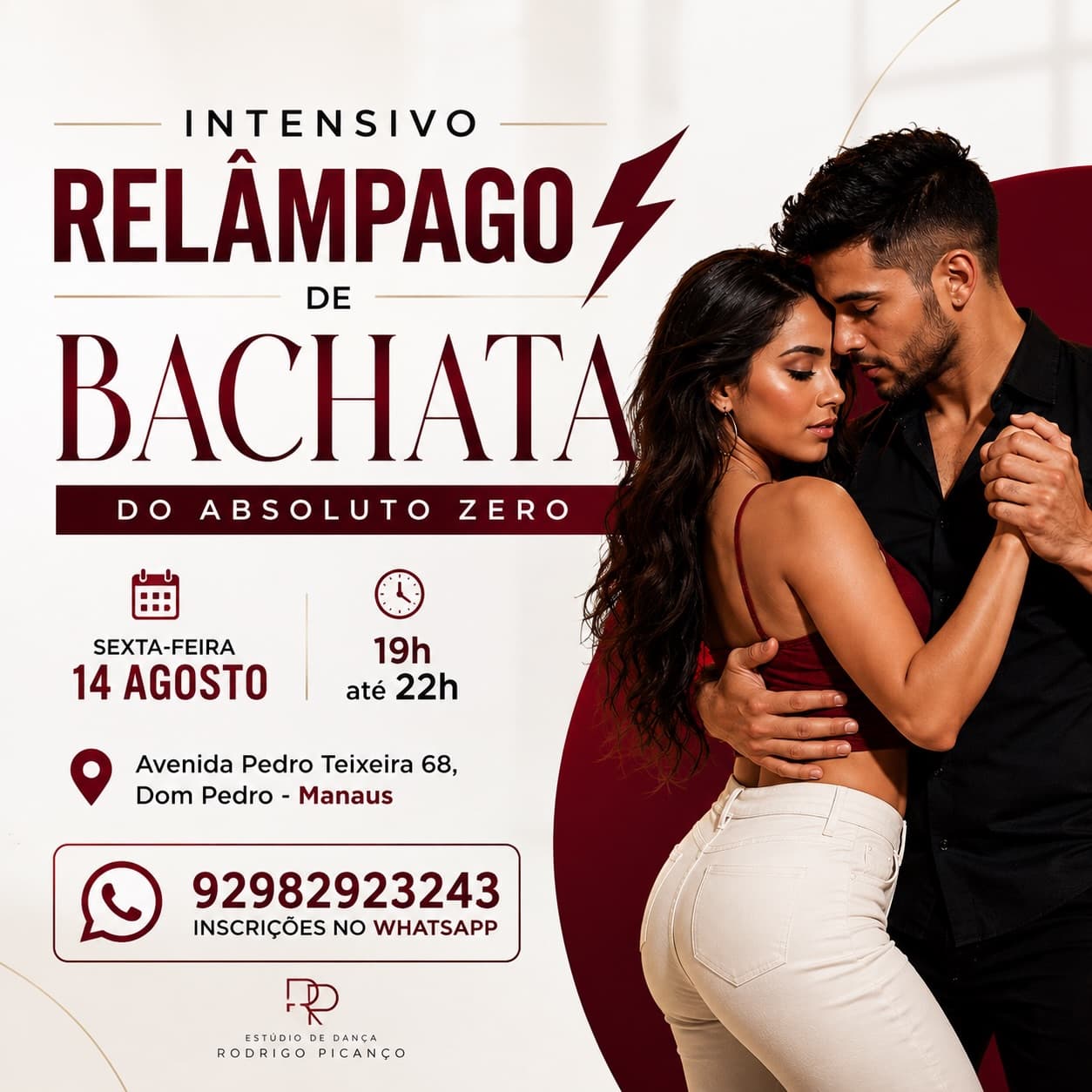 Flyer: Intensivo Relâmpago de Bachata do Absoluto Zero