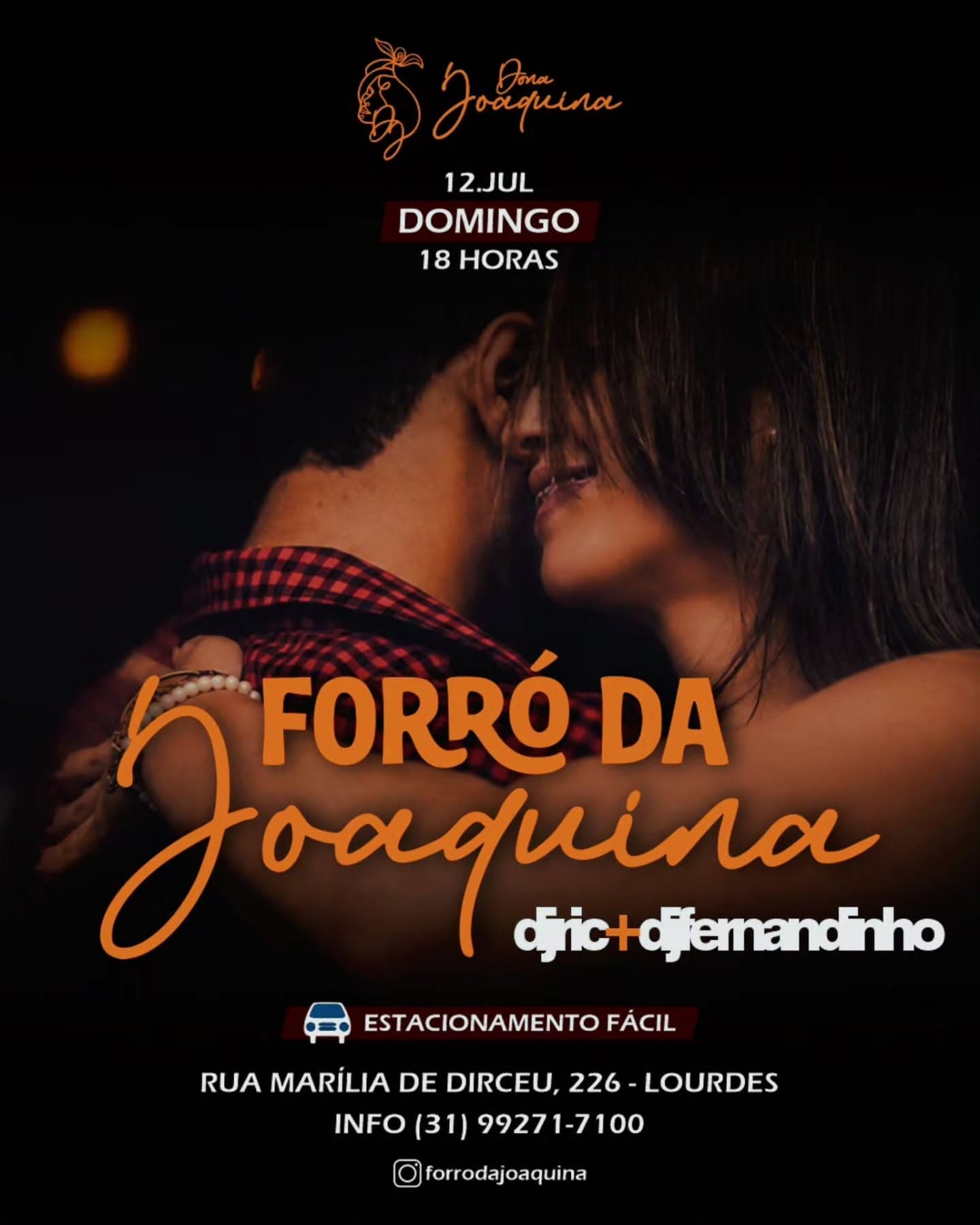 Flyer: Forró da Joaquina