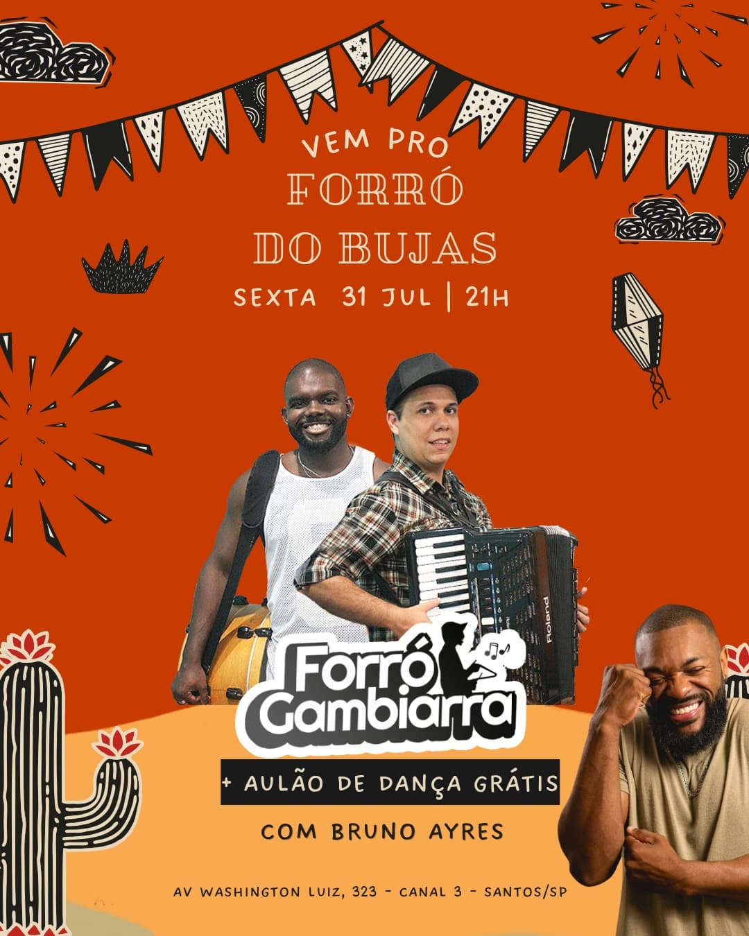 Flyer: Forró do Bujas