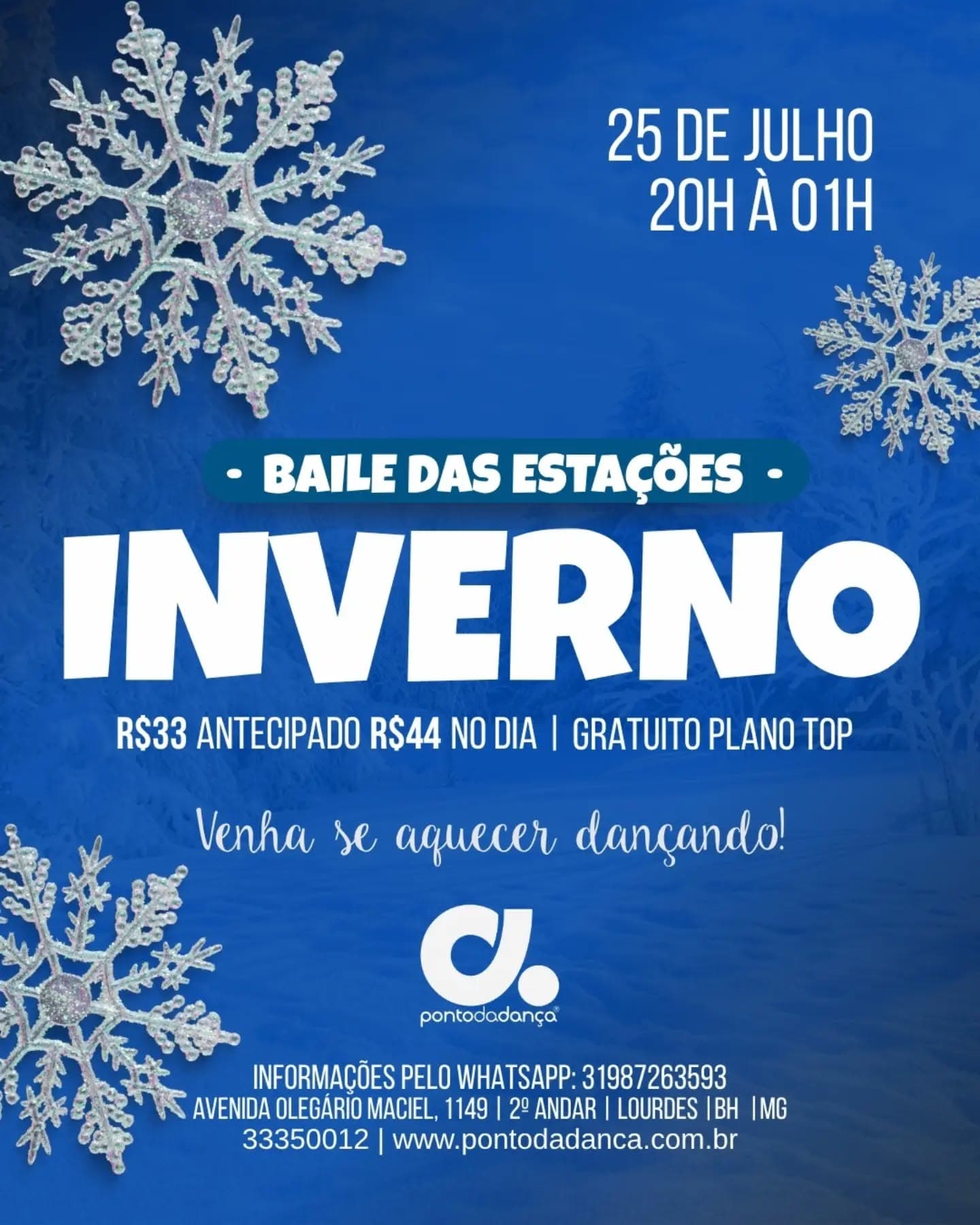 Flyer: Baile das Estações - Inverno