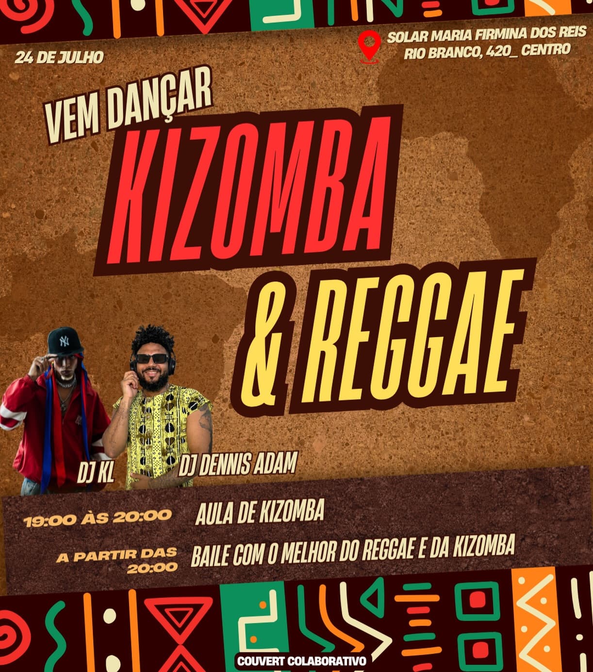 Flyer: Vem Dançar Kizomba & Reggae