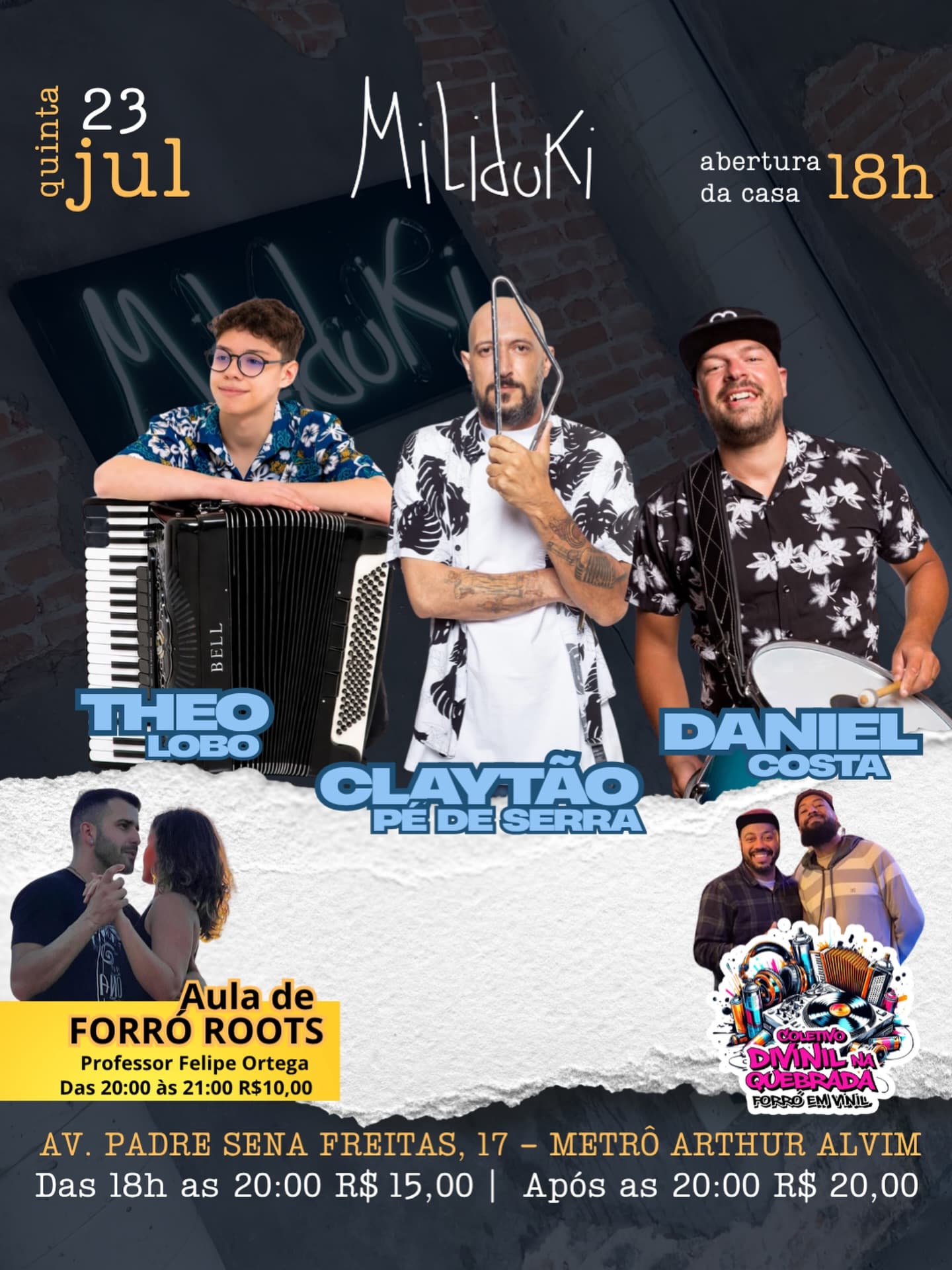 Flyer: Forrozada no Miliduki