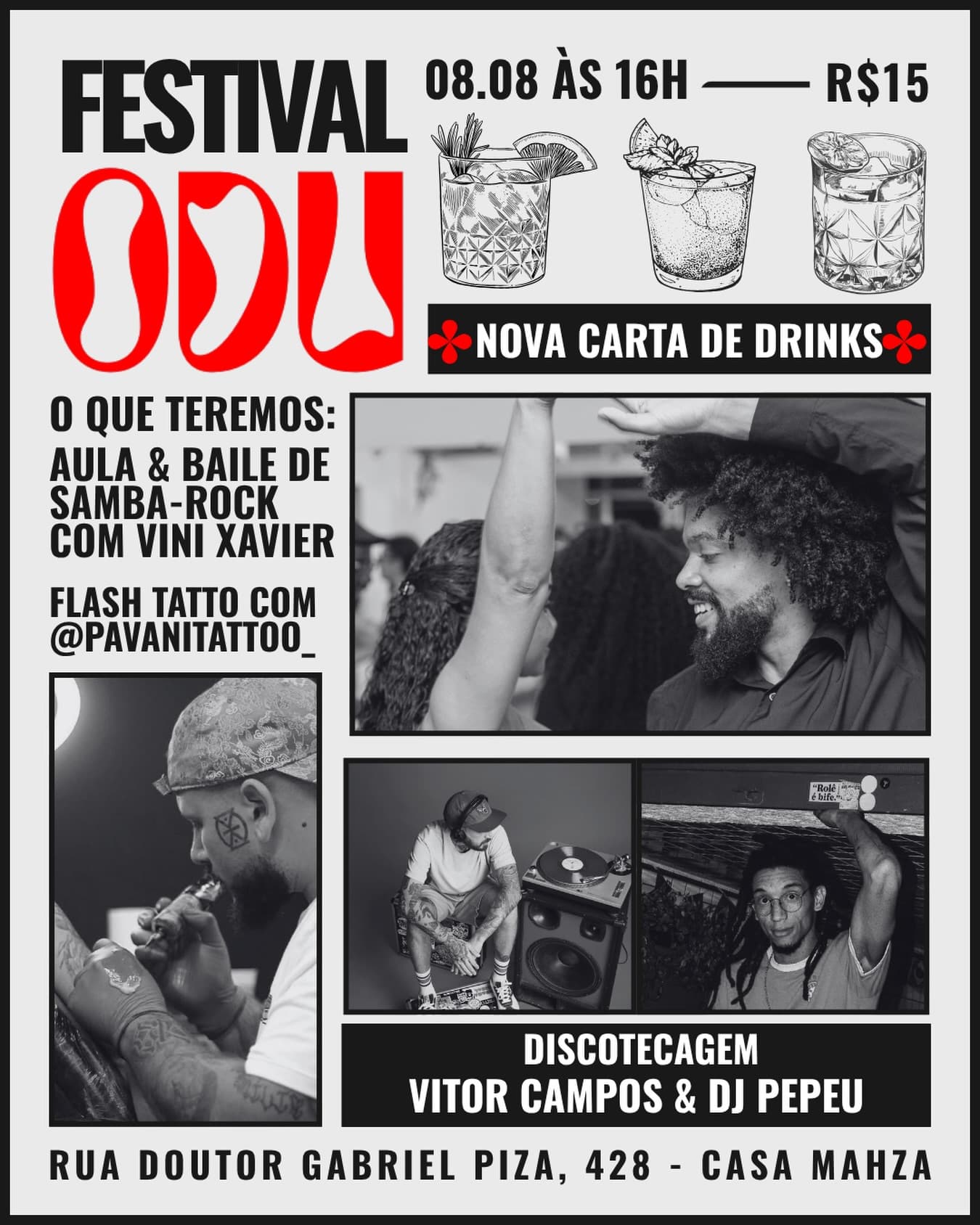 Flyer: Festival Odu Destino + Casa Mahza