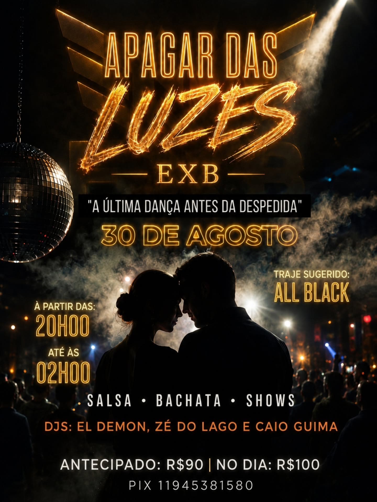 Flyer: Apagar das Luzes ExB