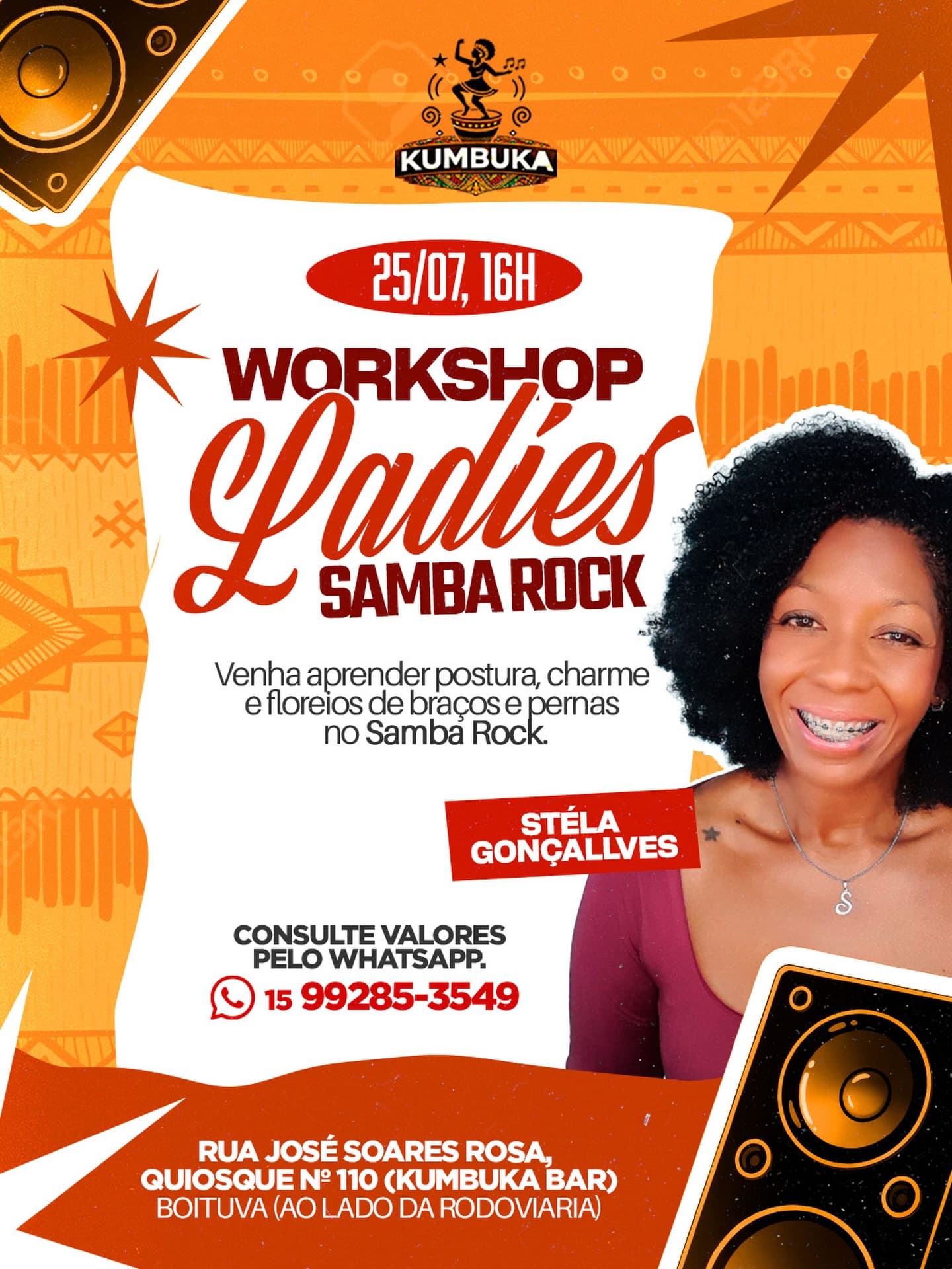 Flyer: Workshop Ladies Samba Rock