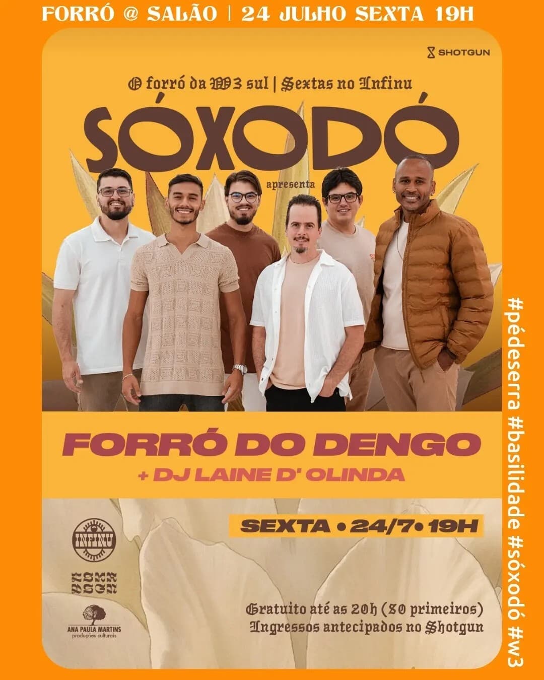 Flyer: Sóxodó: Forró da W3Sul