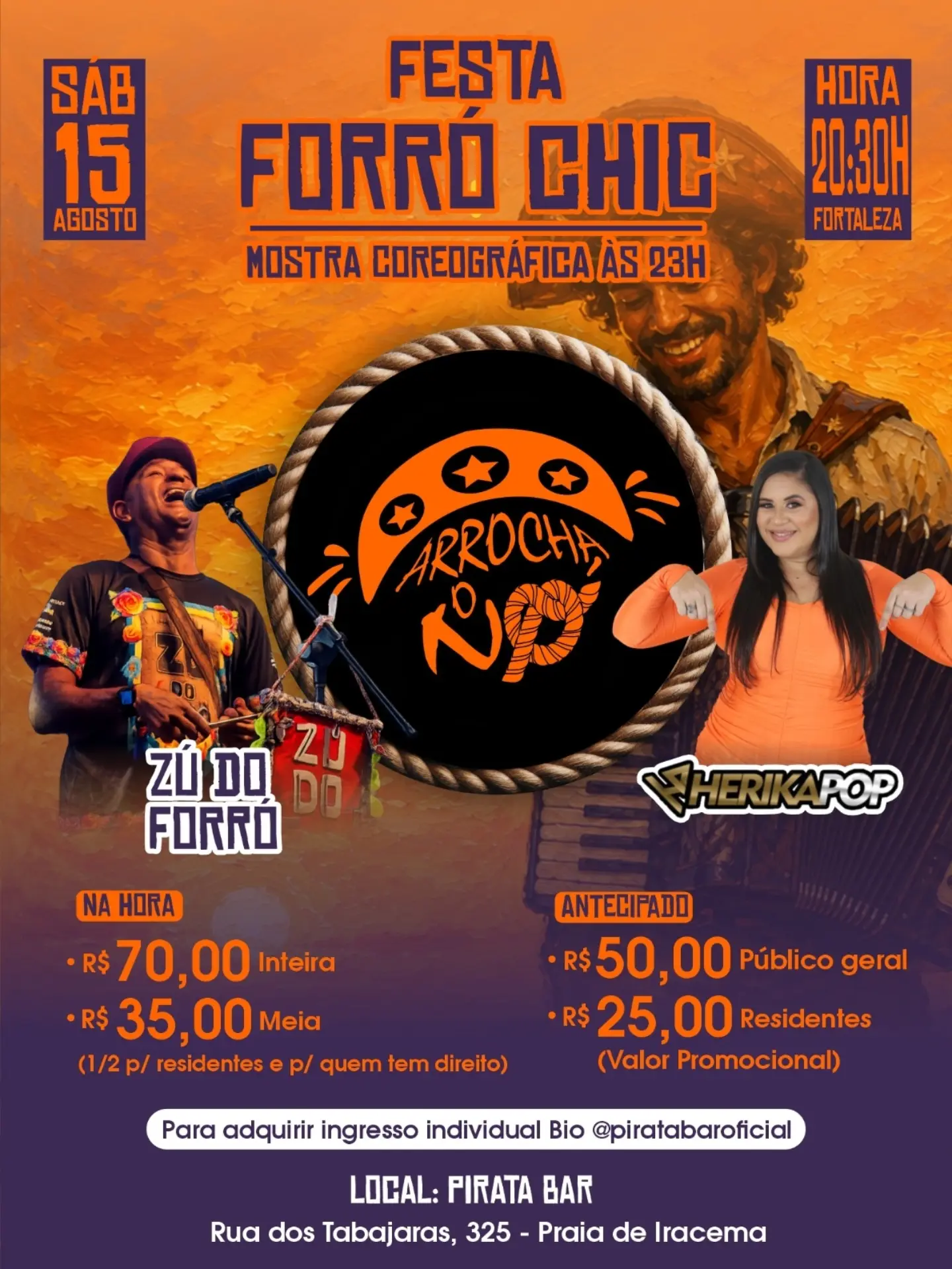 Flyer: Arrocha o Nó 2026