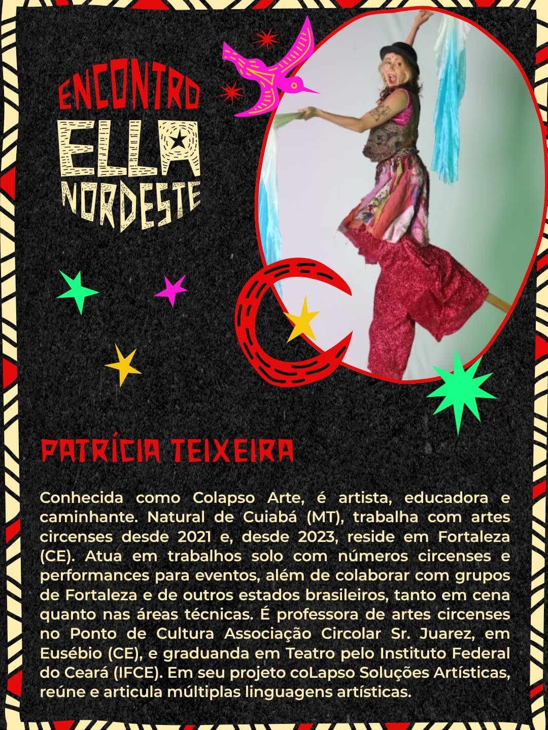 Flyer: I Encontro Ella Nordeste - Cortejo de Encerramento