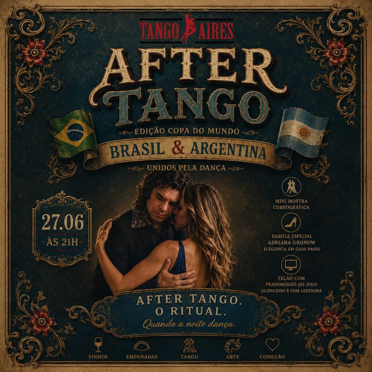 Flyer: After Tango • Edição Copa do Mundo