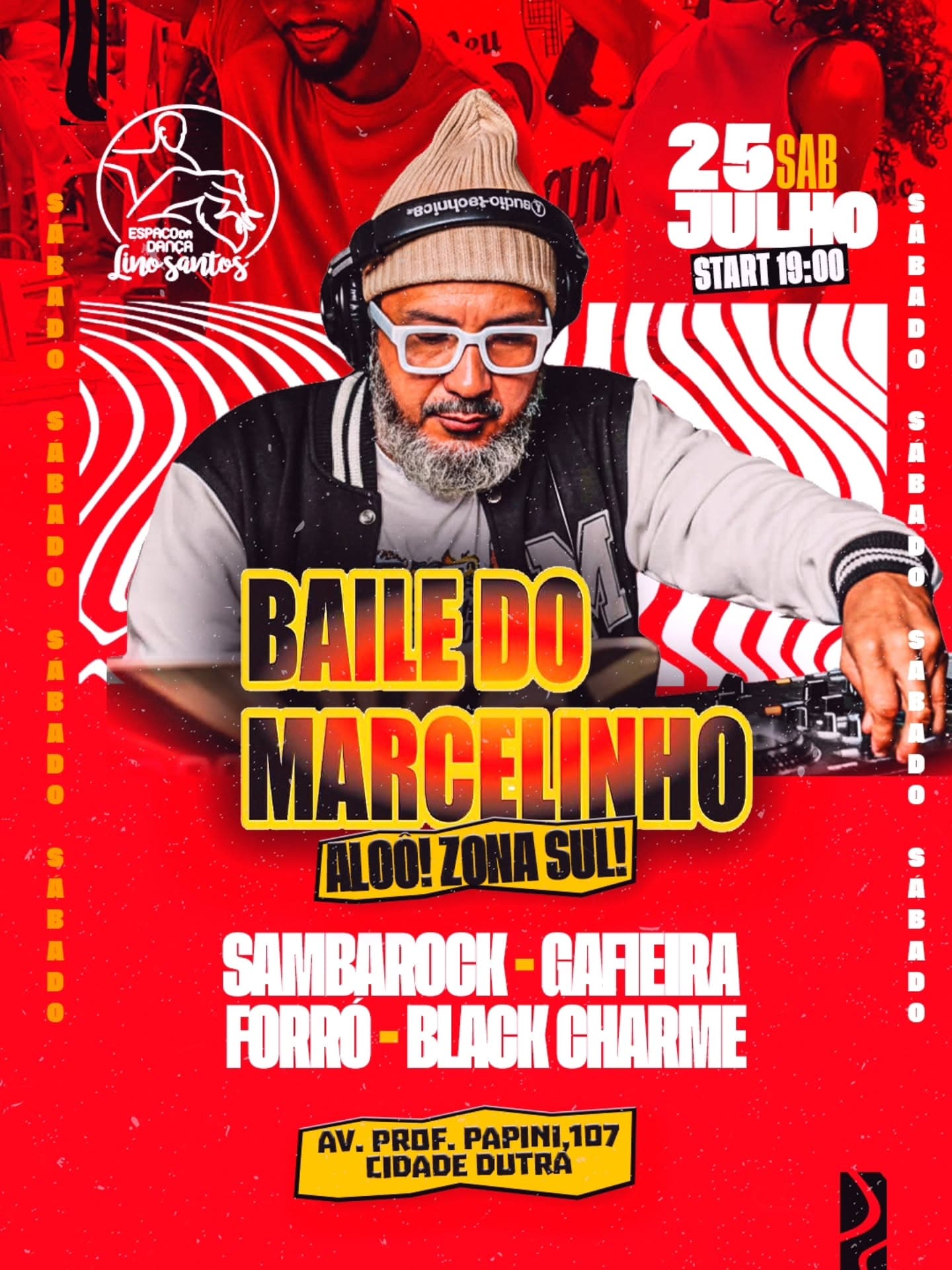 Flyer: Baile do Marcelinho - Aloô! Zona Sul!