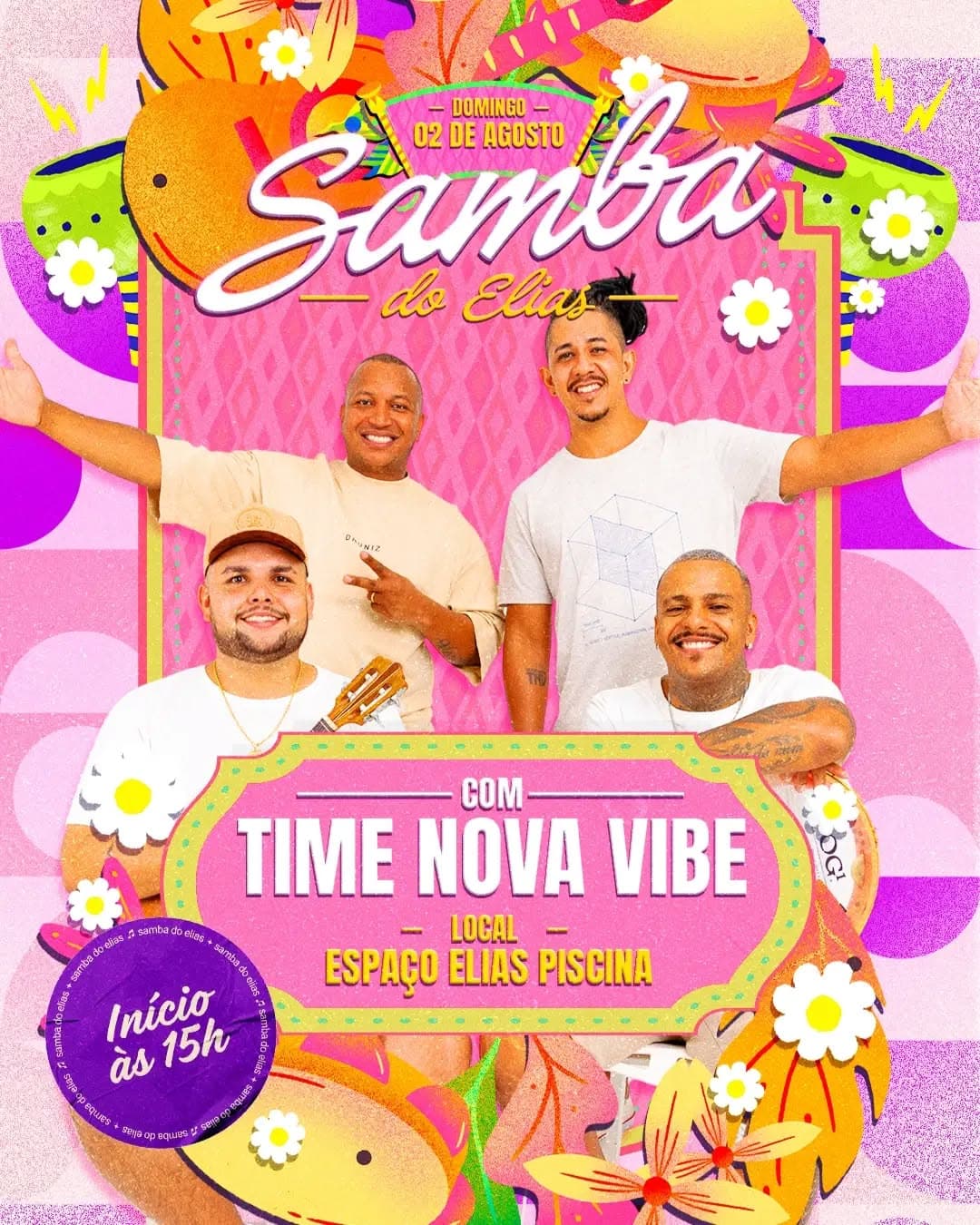 Flyer: Samba do Elias - 4ª Edição