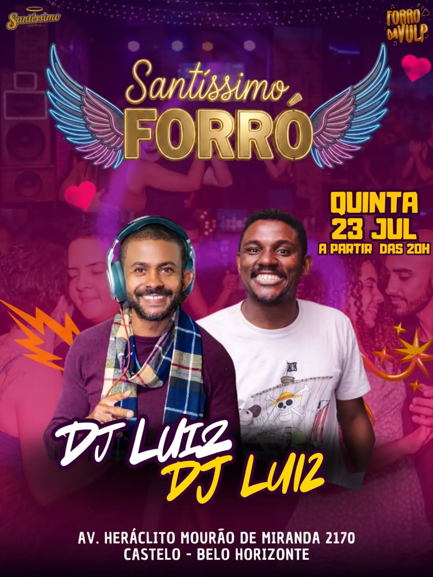 Flyer: Santíssimo Forró - Edição Forró de Férias