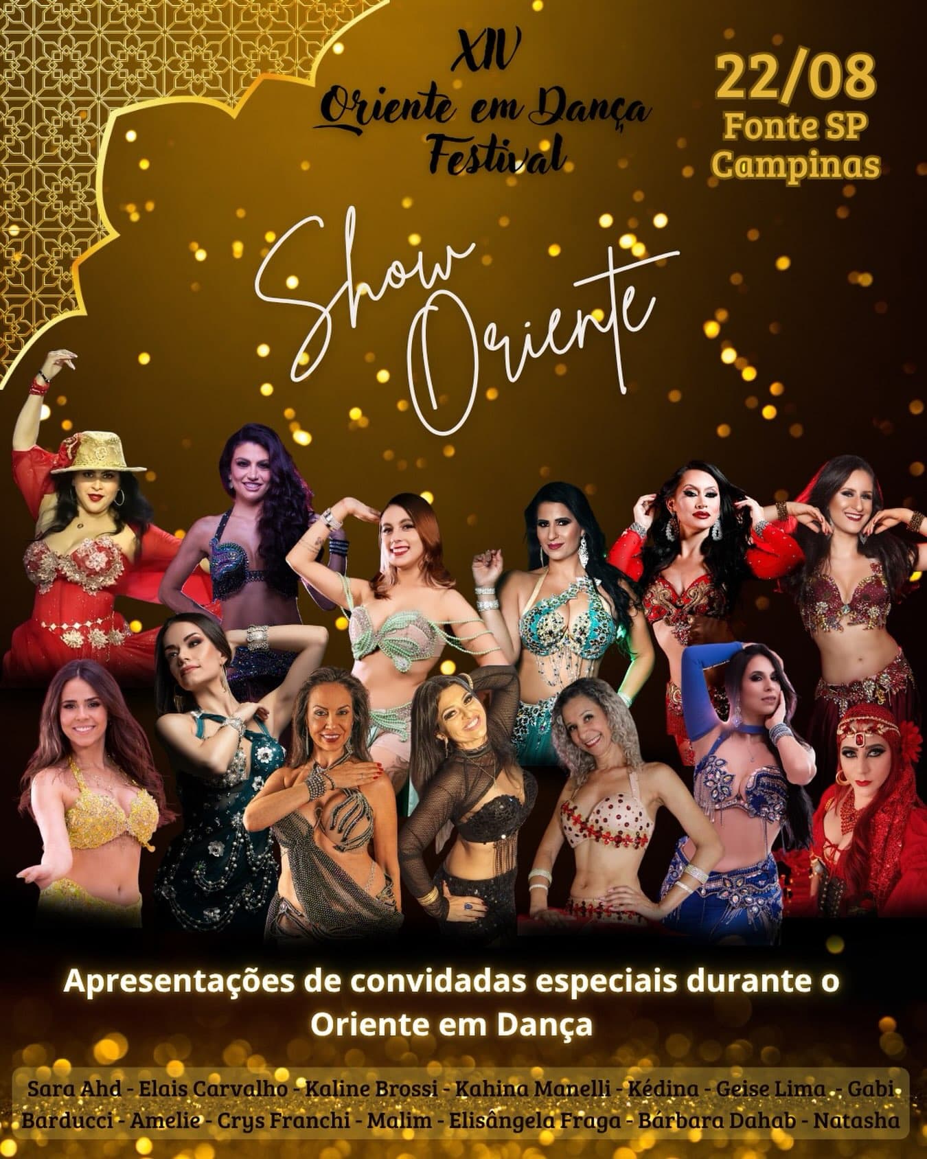 Flyer: XIV Oriente em Dança Festival - Show Oriente
