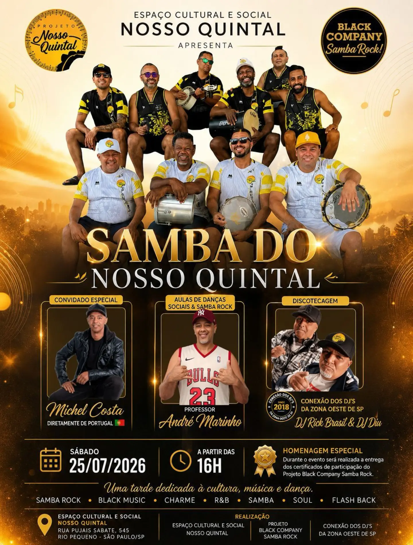 Flyer: Samba do Nosso Quintal
