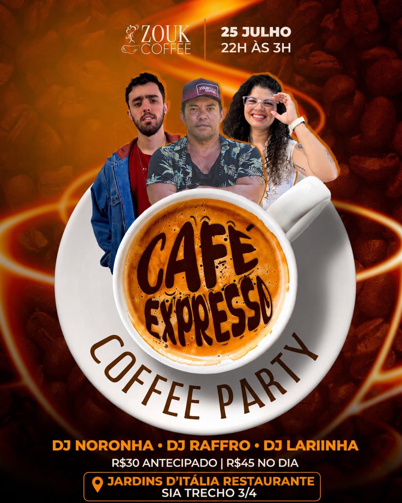 Flyer: Café Expresso Coffee Party