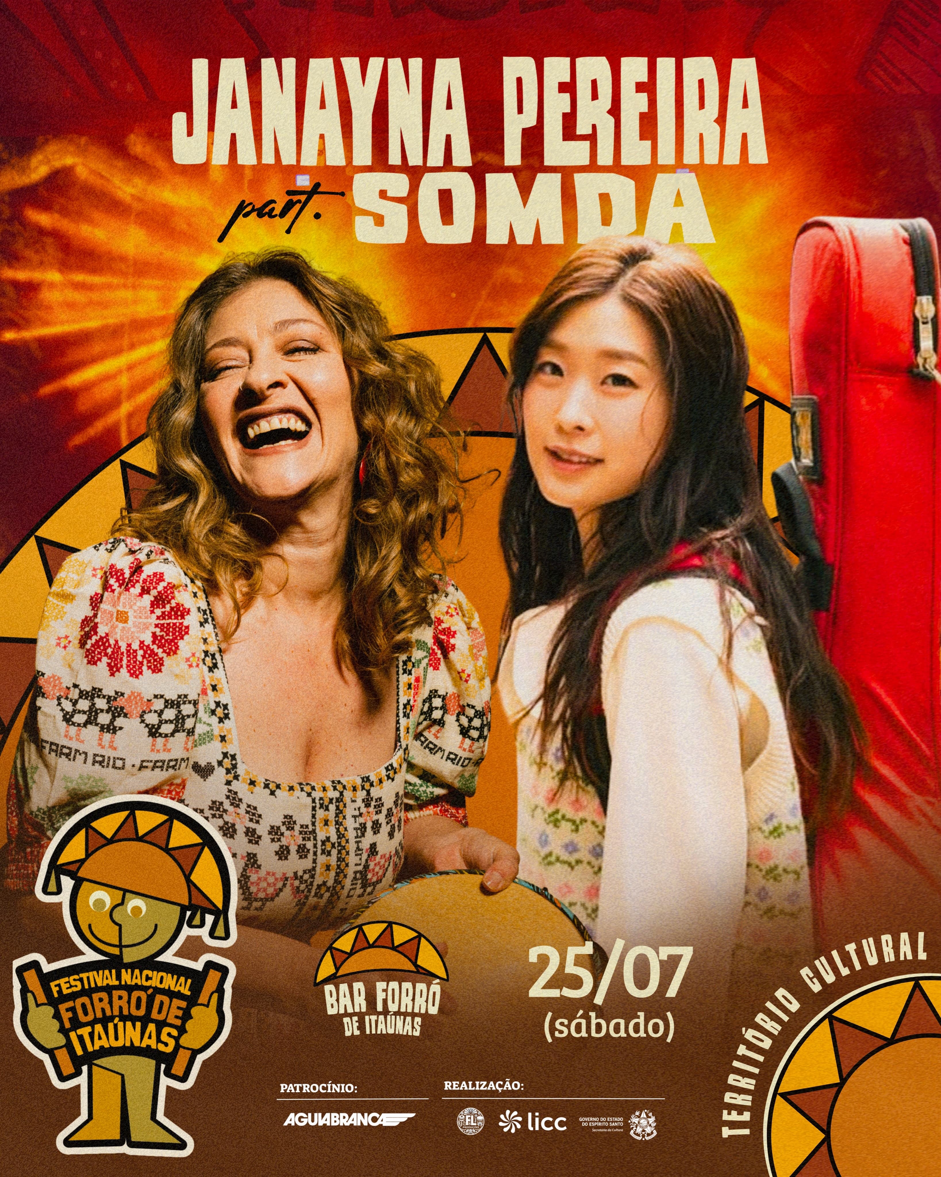 Flyer: Janayna Pereira part. SOMDA - FENFIT 2026