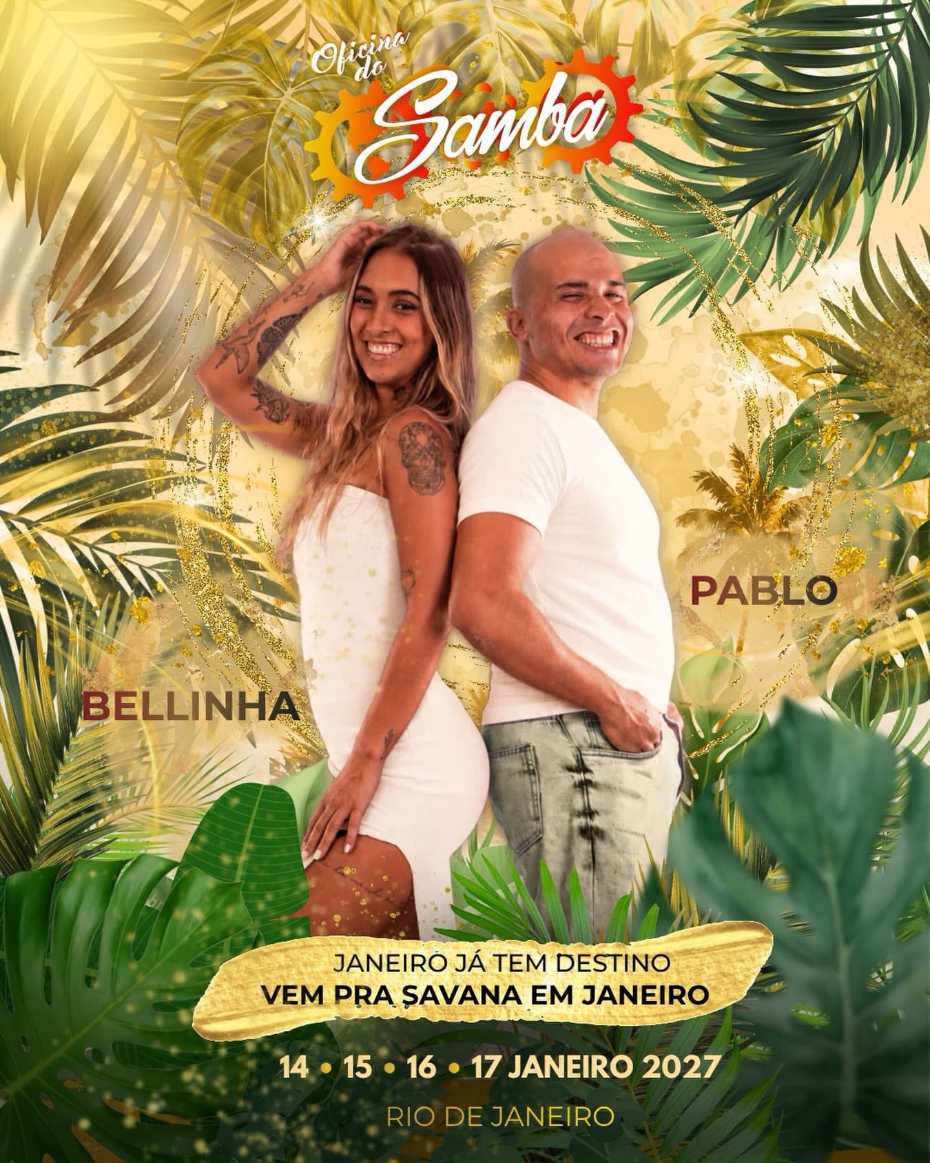 Flyer: Oficina do Samba 2027 - Edição Savana Carioca