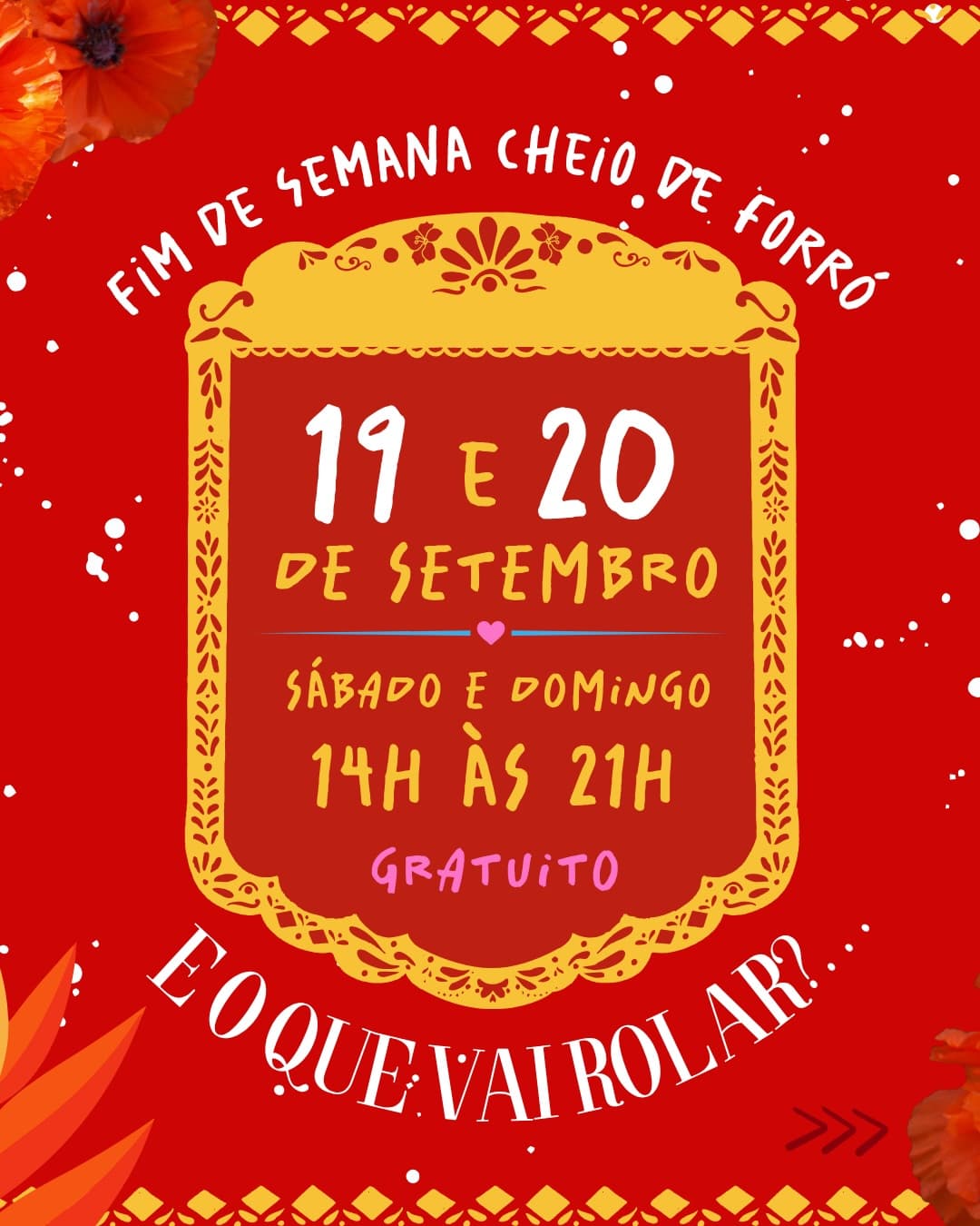 Flyer: 3º Festival Forró das Minas