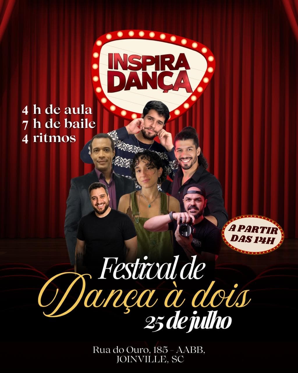 Flyer: Festival de Dança à Dois