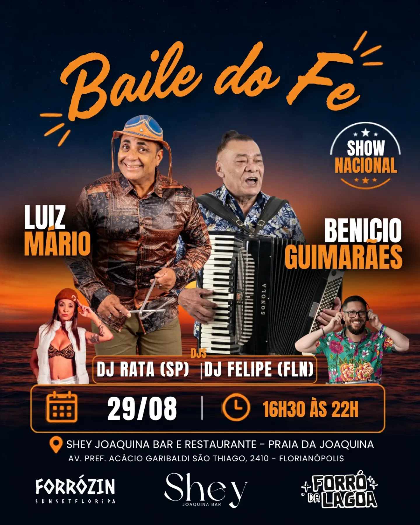 Flyer: Baile do Fê