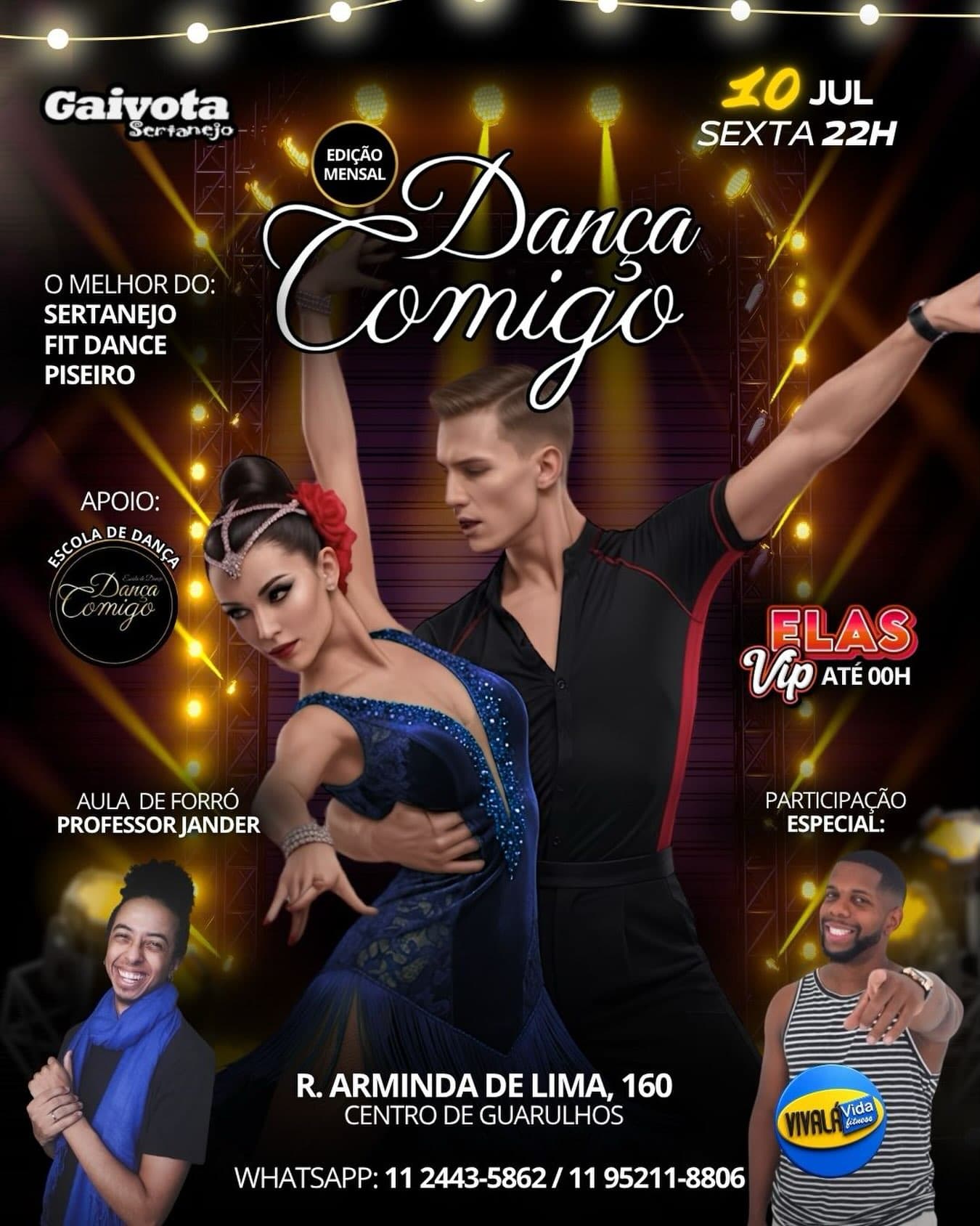 Flyer: Sexta Especial Dança Comigo
