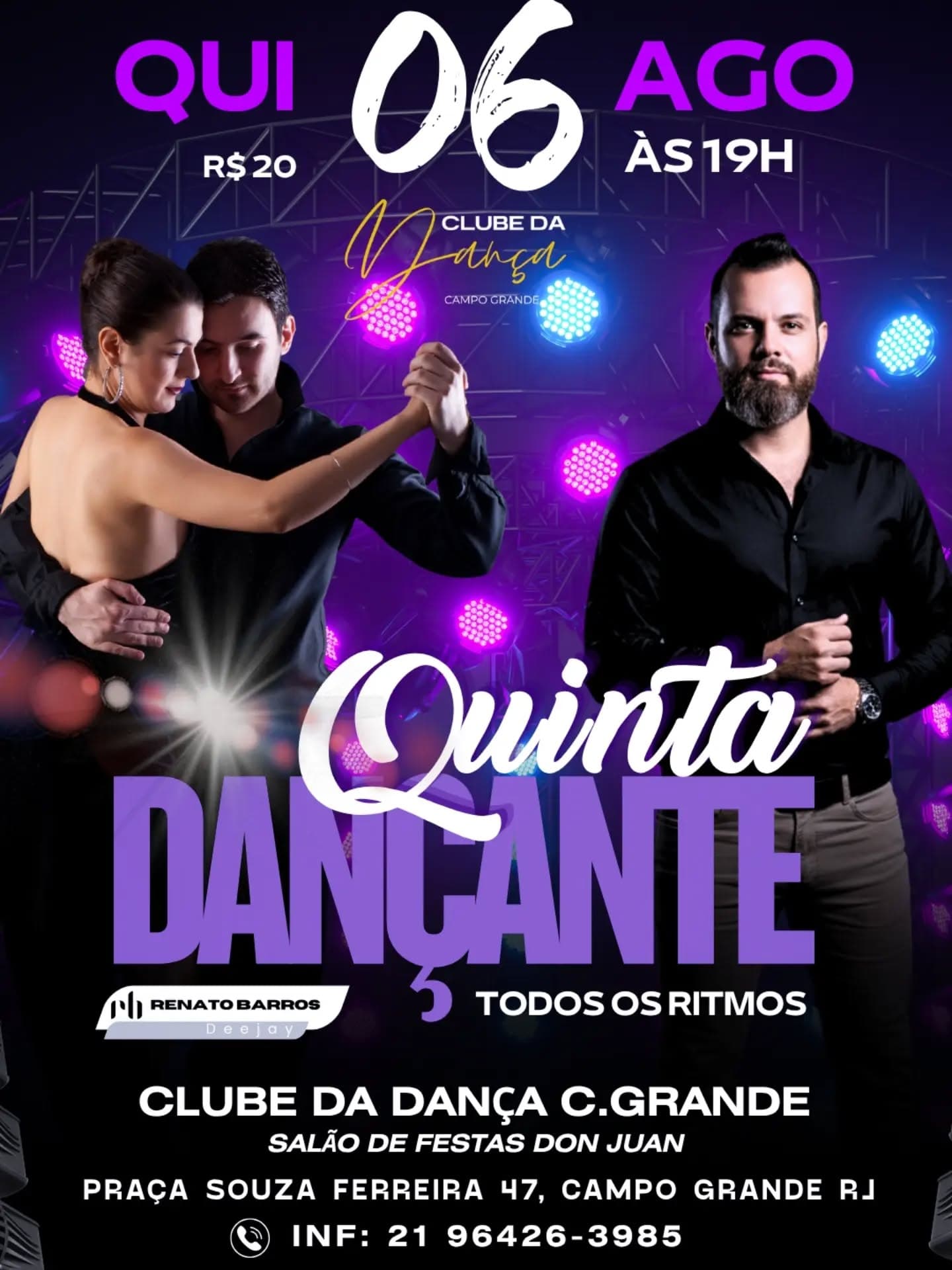 Flyer: Quinta Dançante | Todos os Ritmos