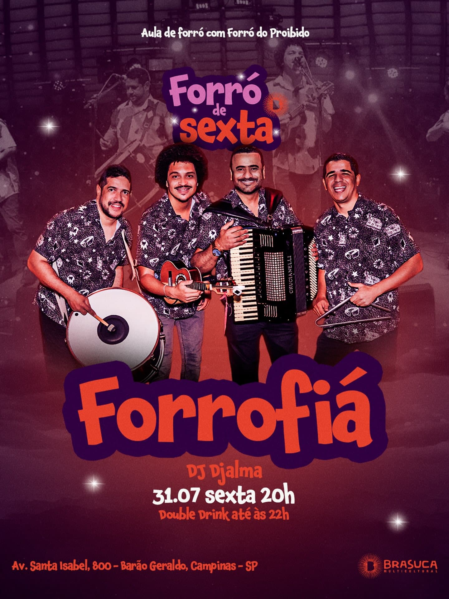 Flyer: Forró de Sexta - Forrofiá