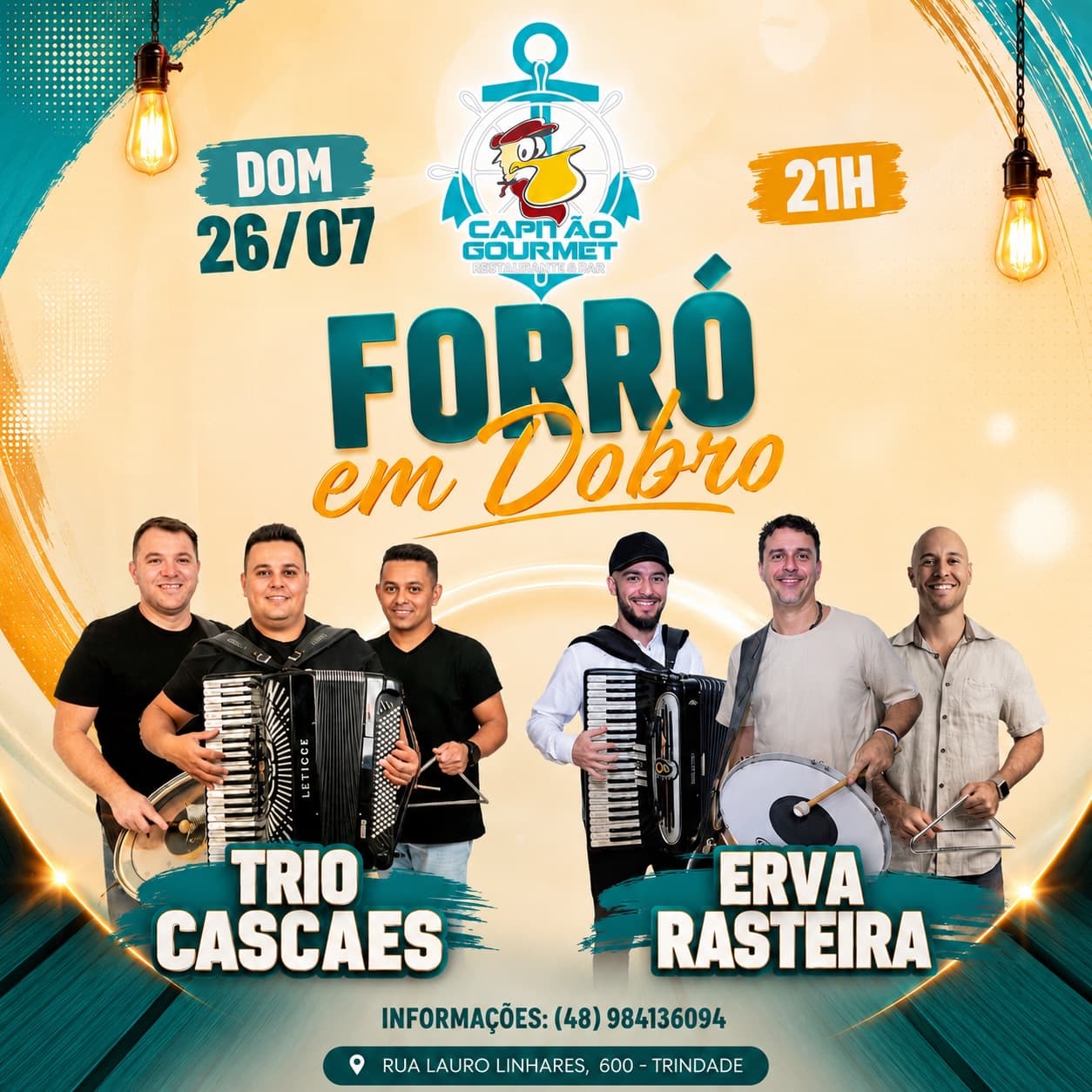 Flyer: Forró em Dobro